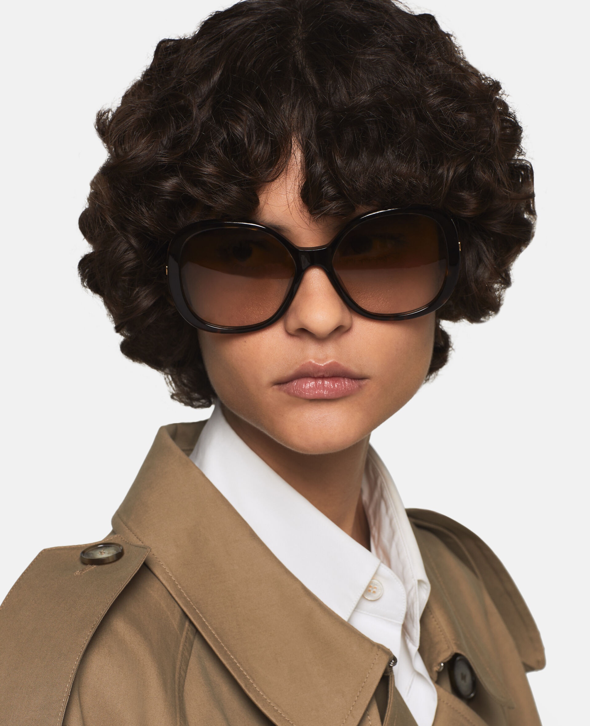 Oversized Round Gradient Sunglasses - 2