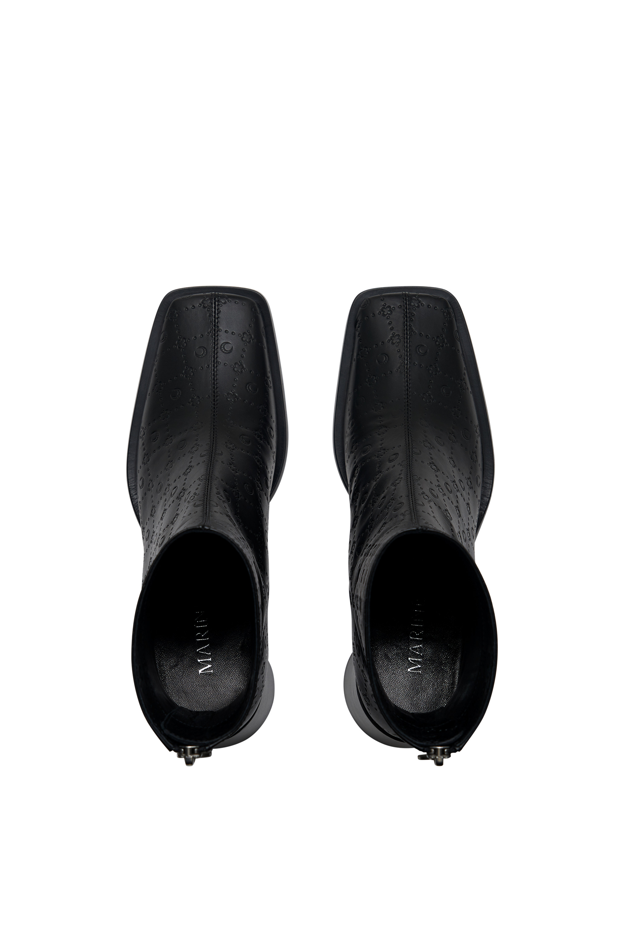 Embossed Leather MS Boots - 4