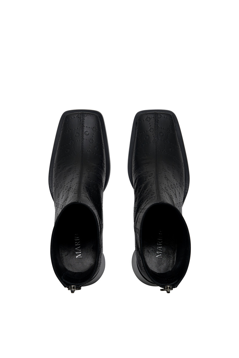 Embossed Leather MS Boots 4