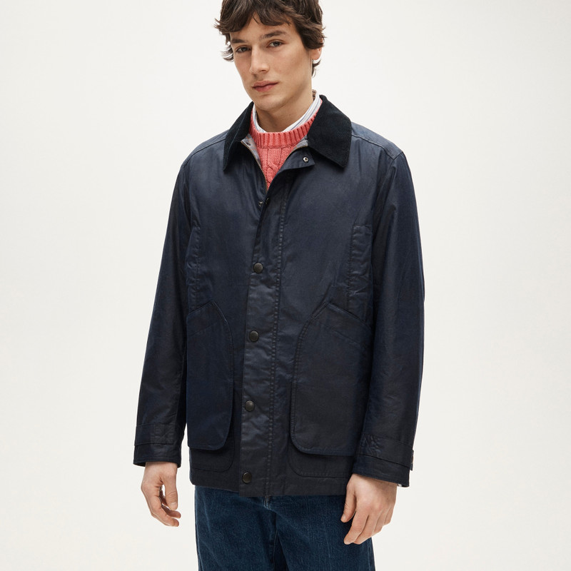Barbour® X J.Crew Barn Jacket™ in waxed cotton 5