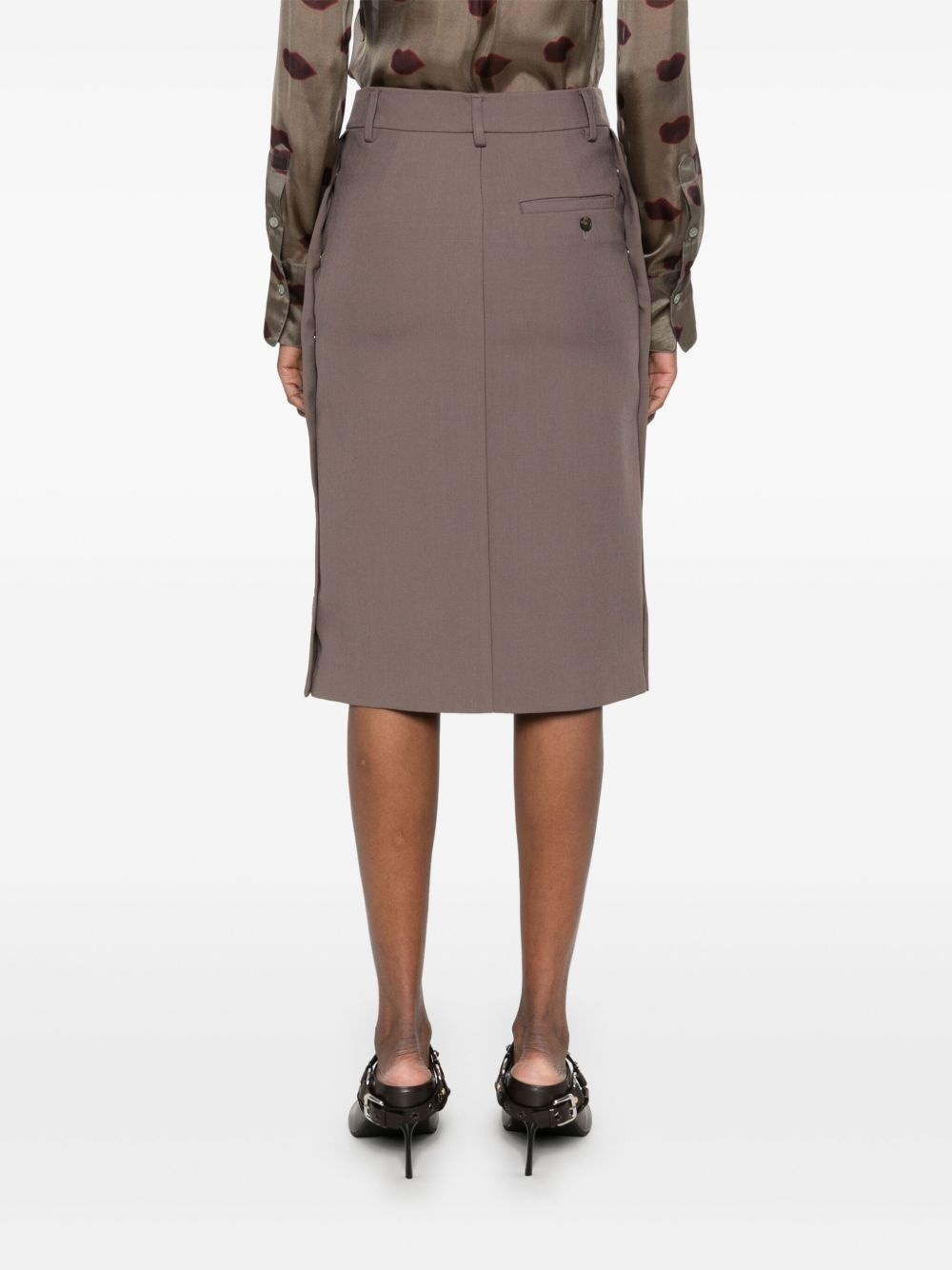 studded midi skirt - 4