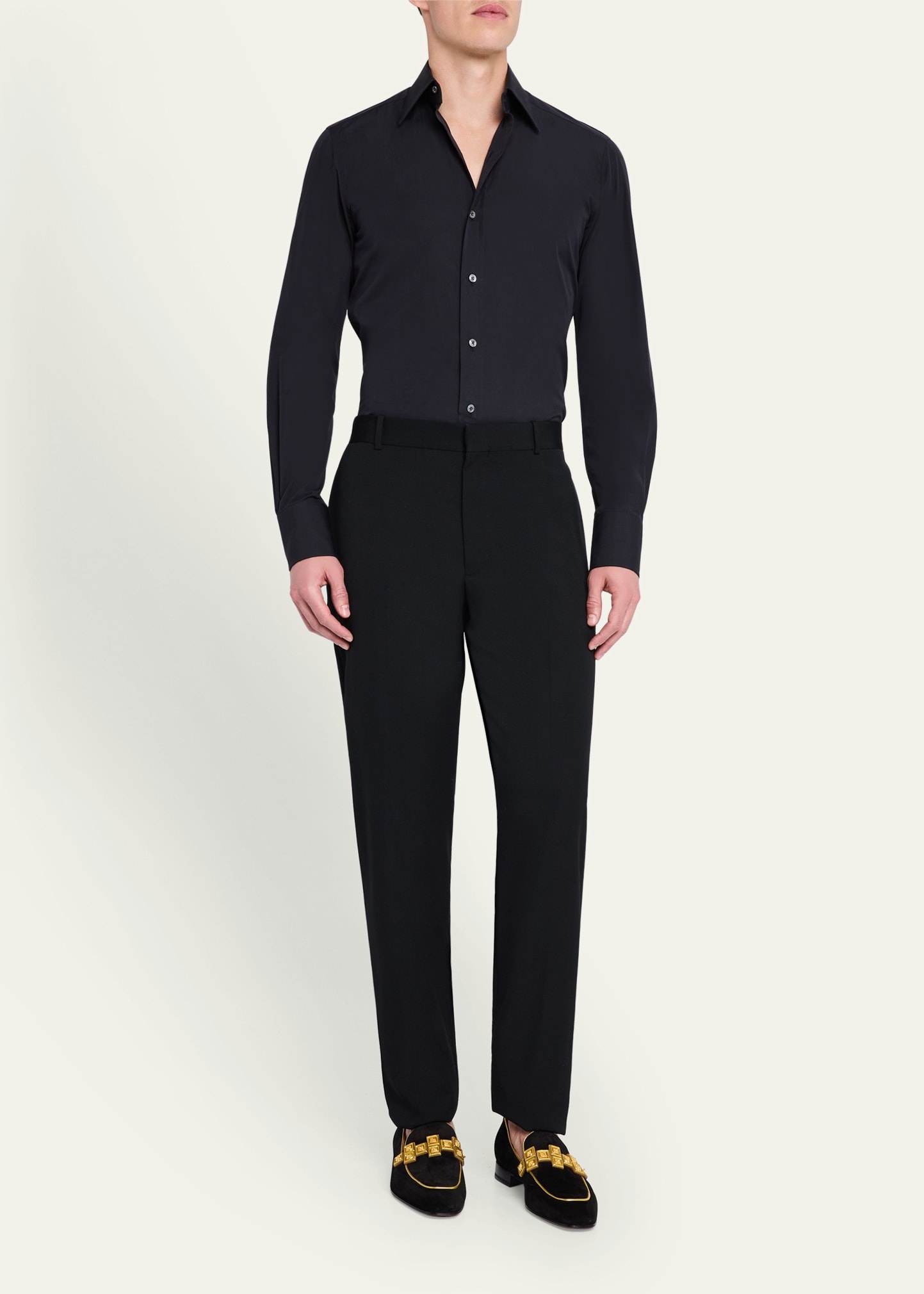 Men's Night On The Gange Diwali Velvet Loafers - 3