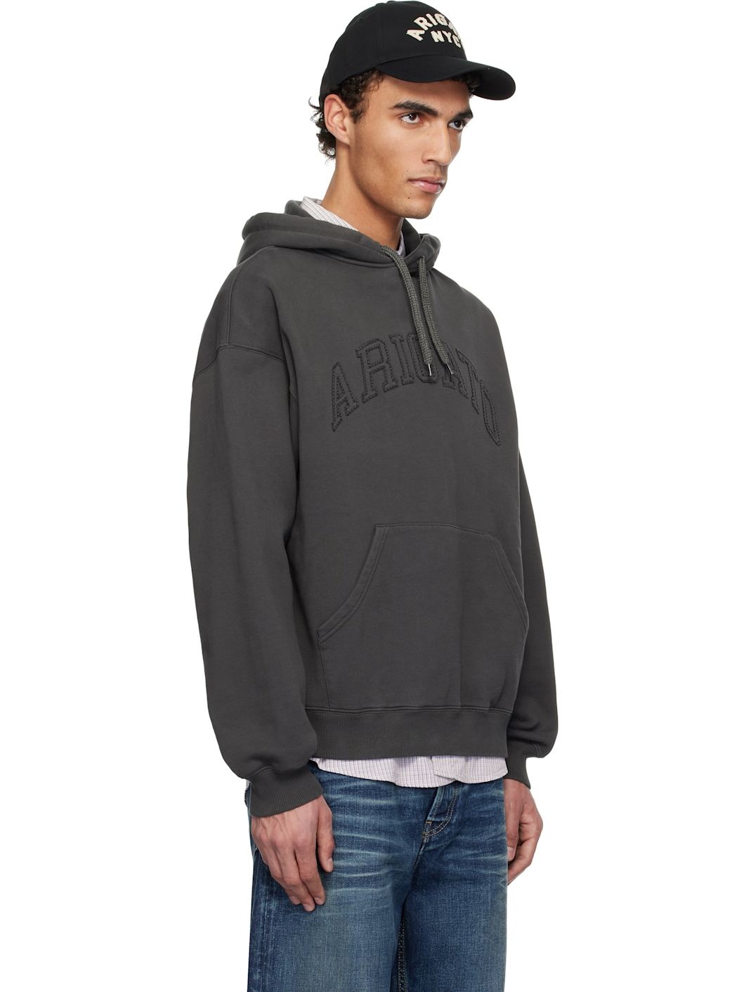 Gray Motto Hoodie - 2