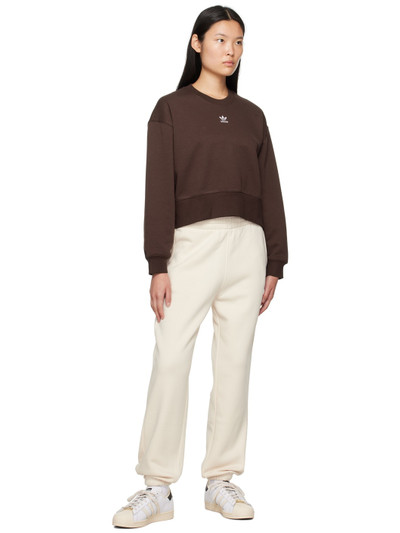 adidas Originals Brown Adicolor Essentials Sweatshirt outlook