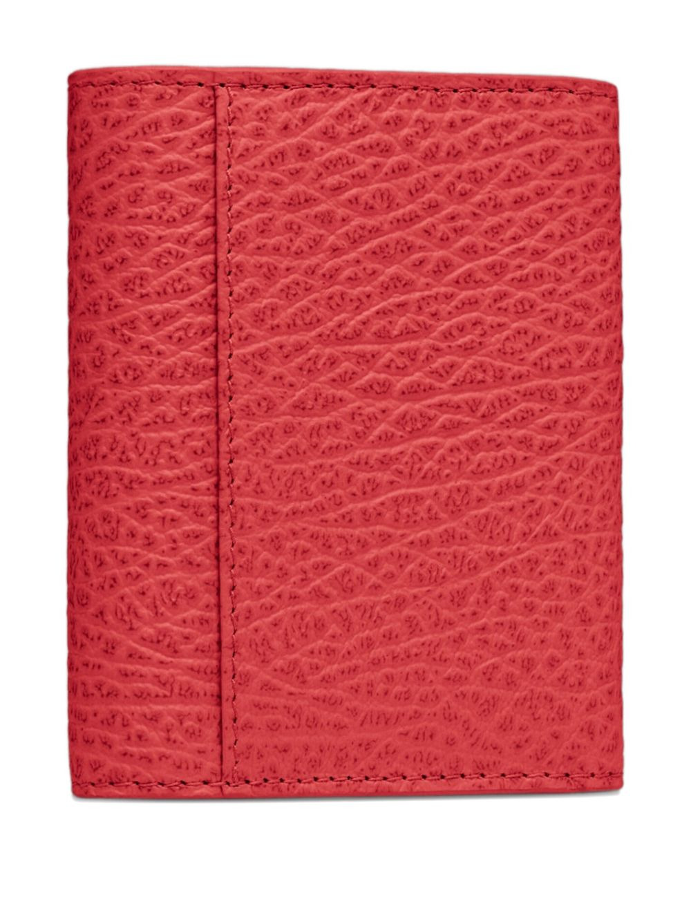 textured-leather foldable wallet - 2