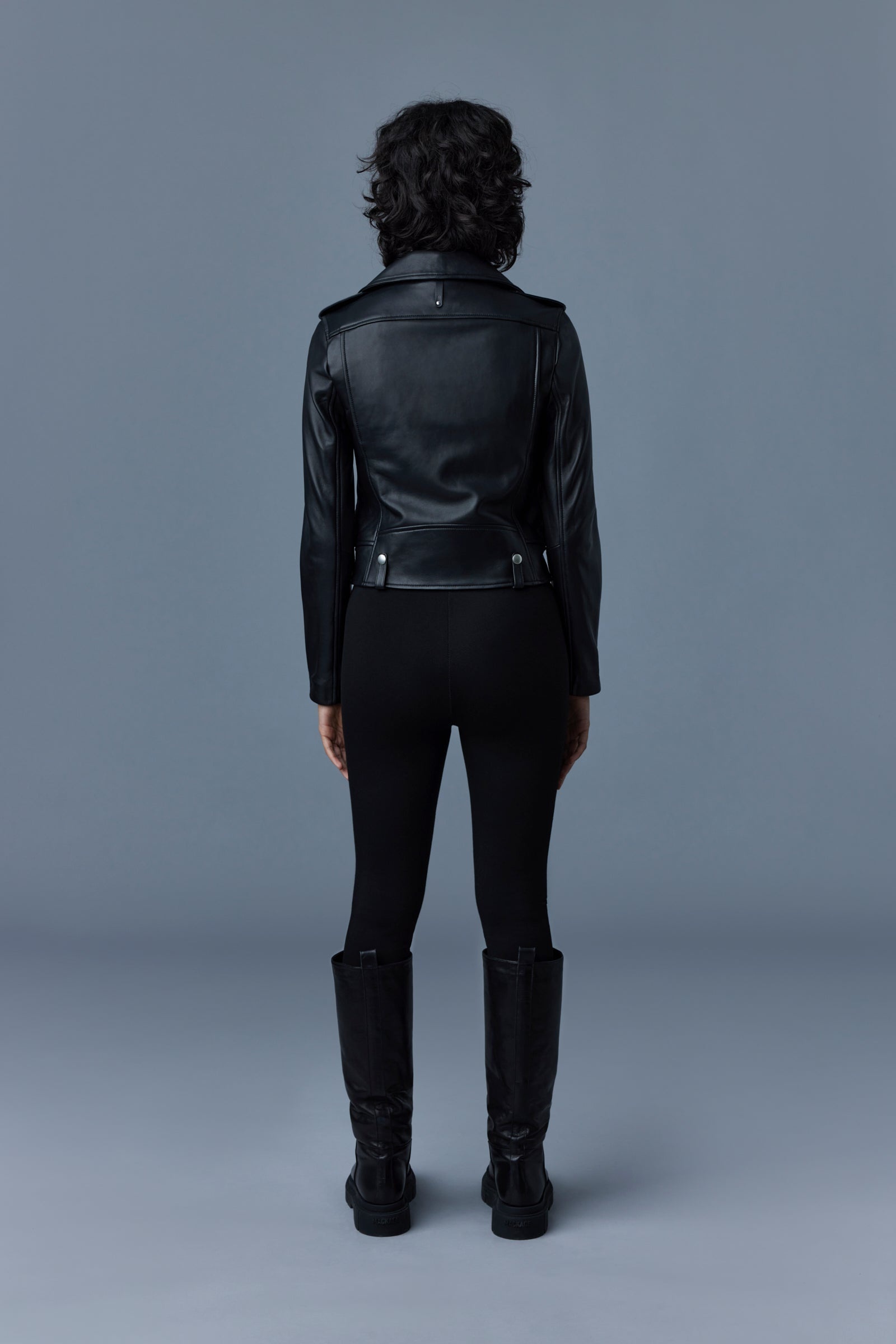BAYA (R) Leather biker jacket - 5