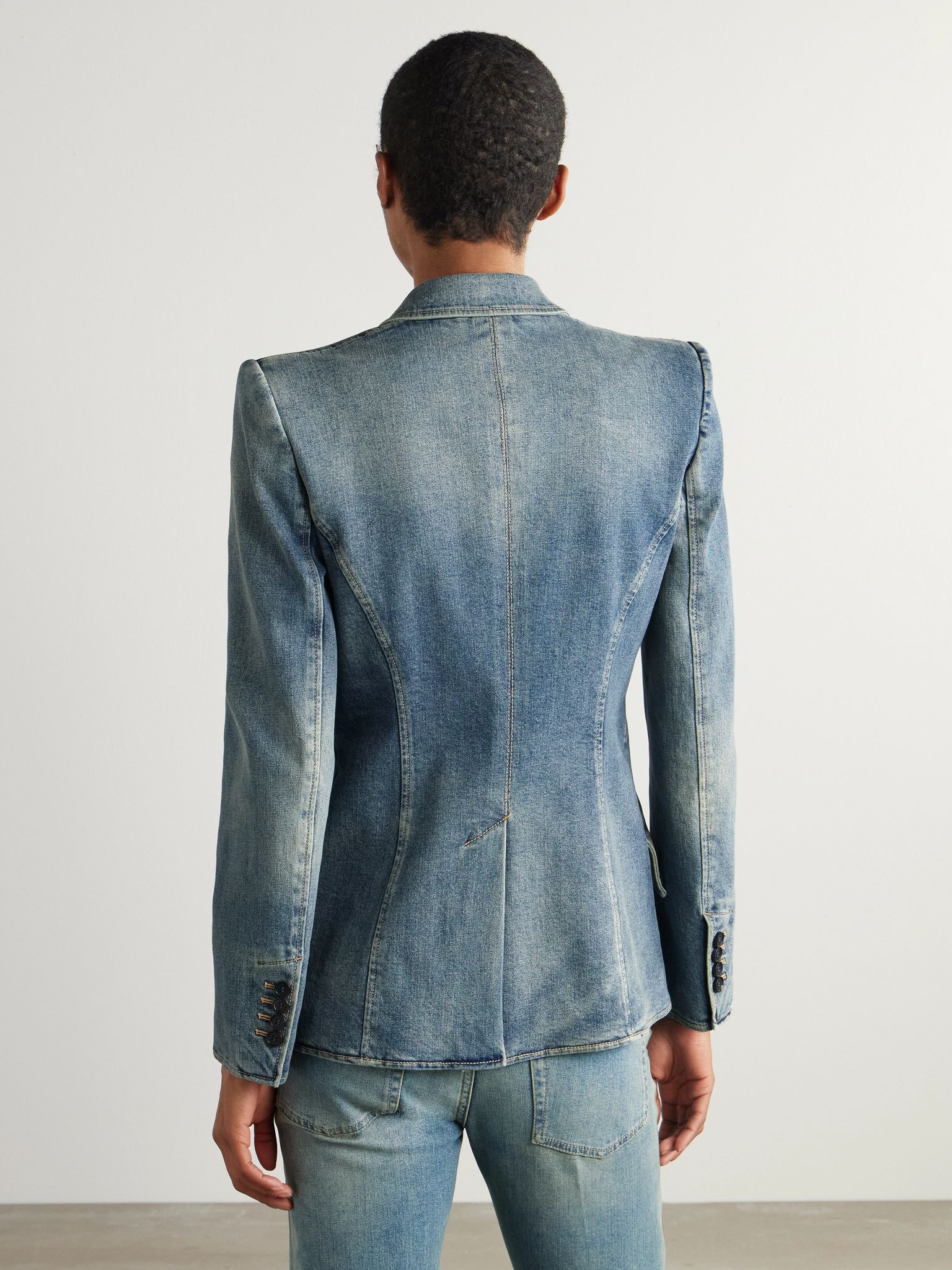 Denim blazer Blue - 3
