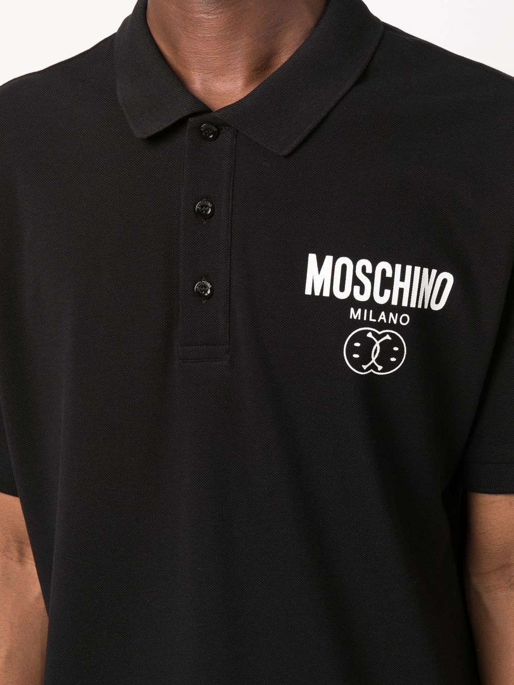 logo embroidered polo shirt - 5