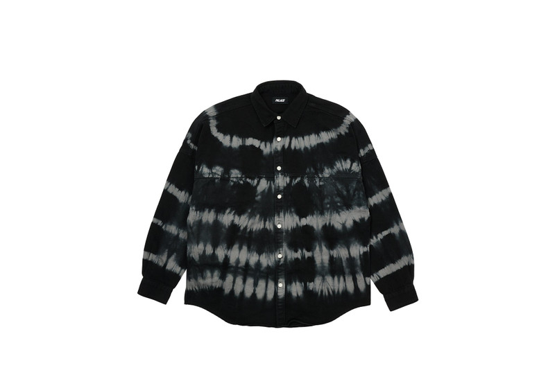 PALACE TIE-DYE SHIRT BLACK outlook