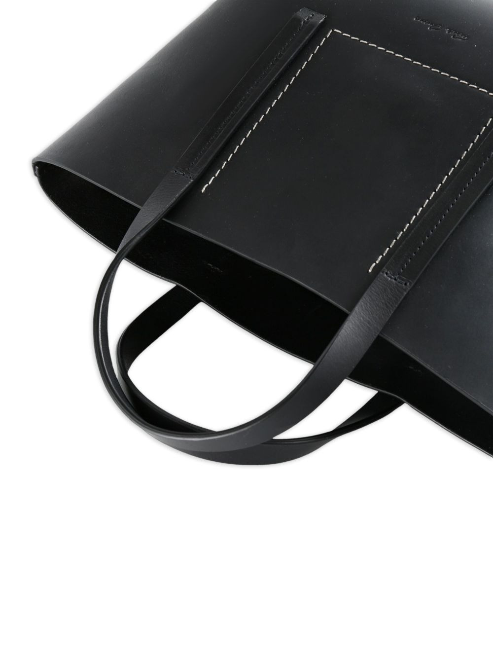 leather tote bag - 3