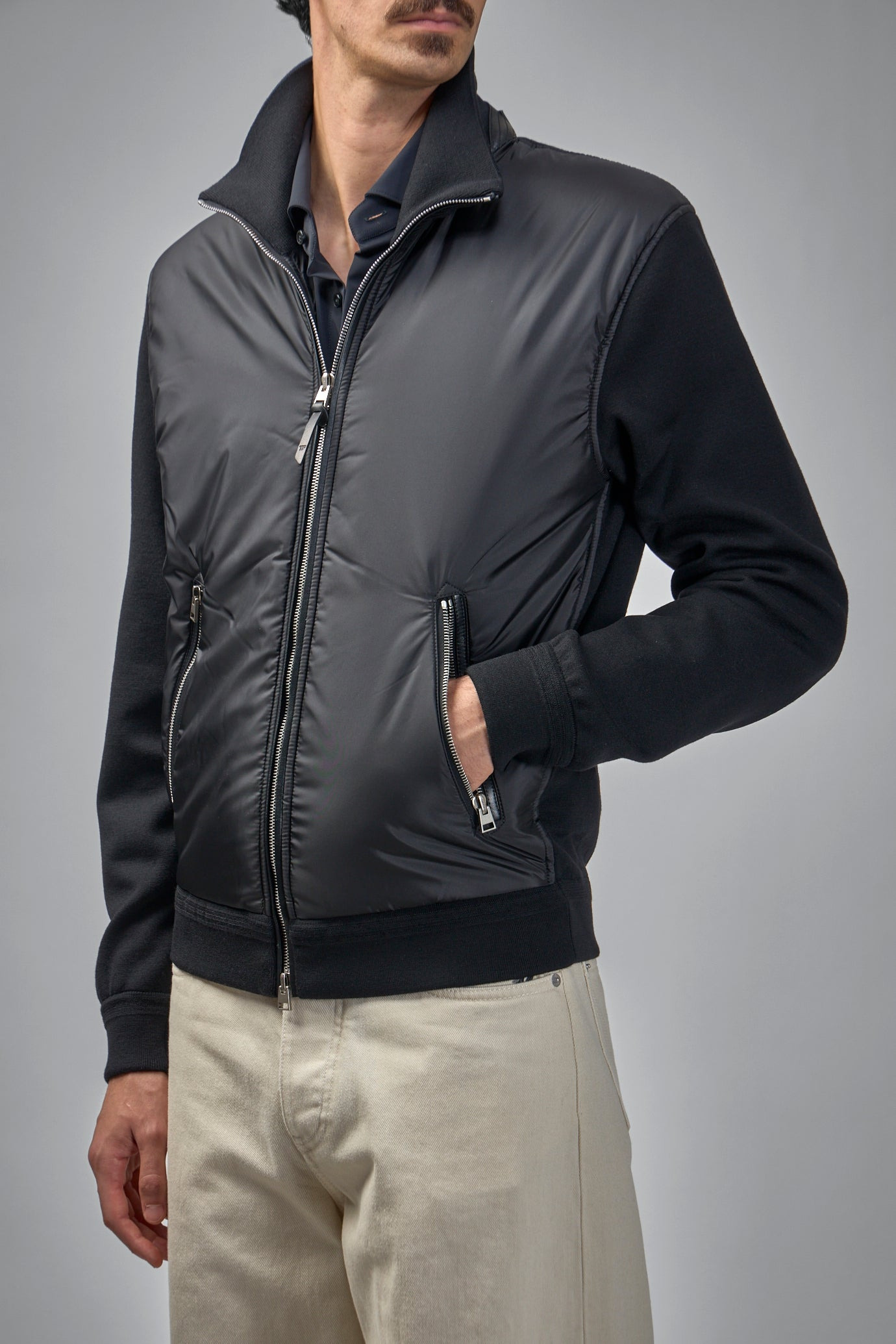 Light Nylon Merino Zip Through - 4
