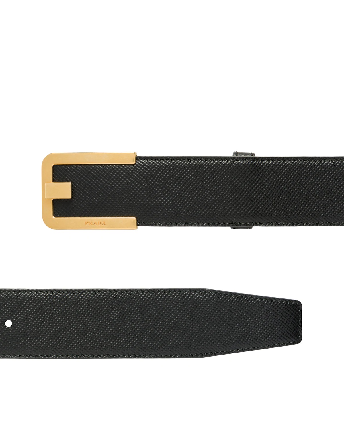 Saffiano leather belt - 3