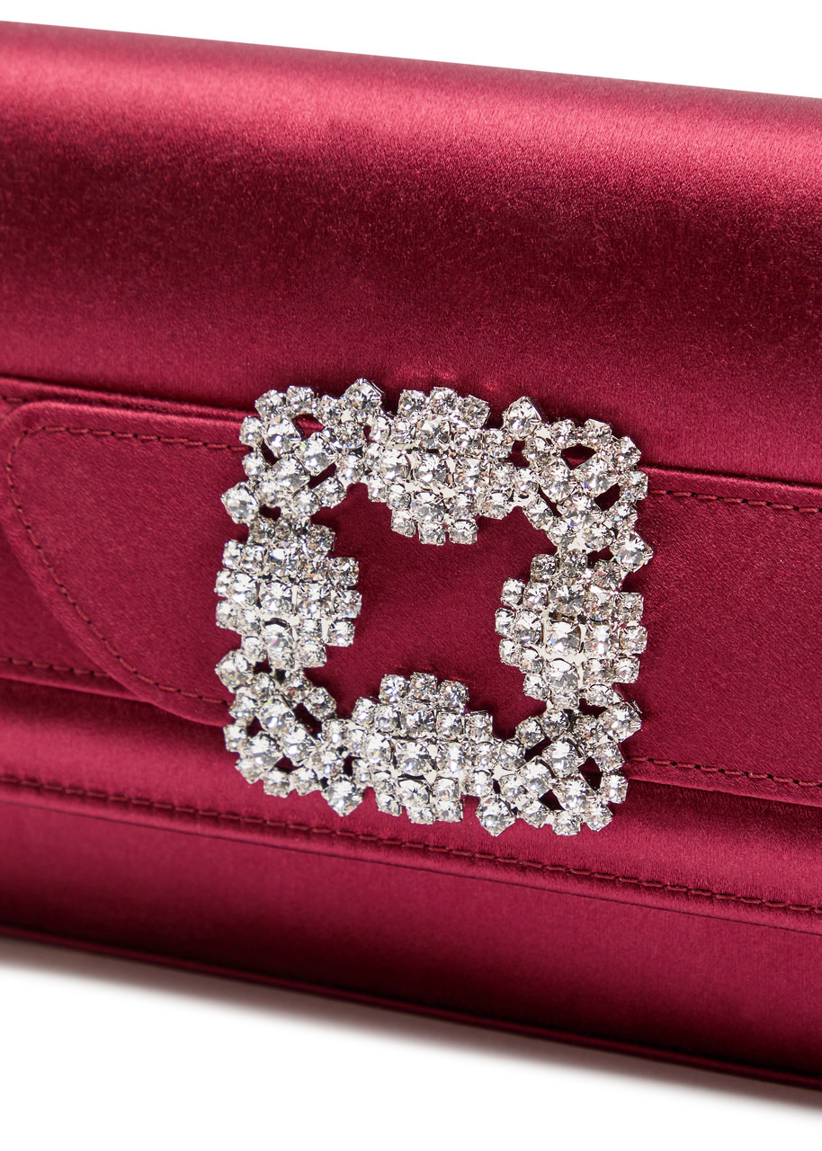 Manolo Blahnik Gothisi Embellished Satin Clutch - 3