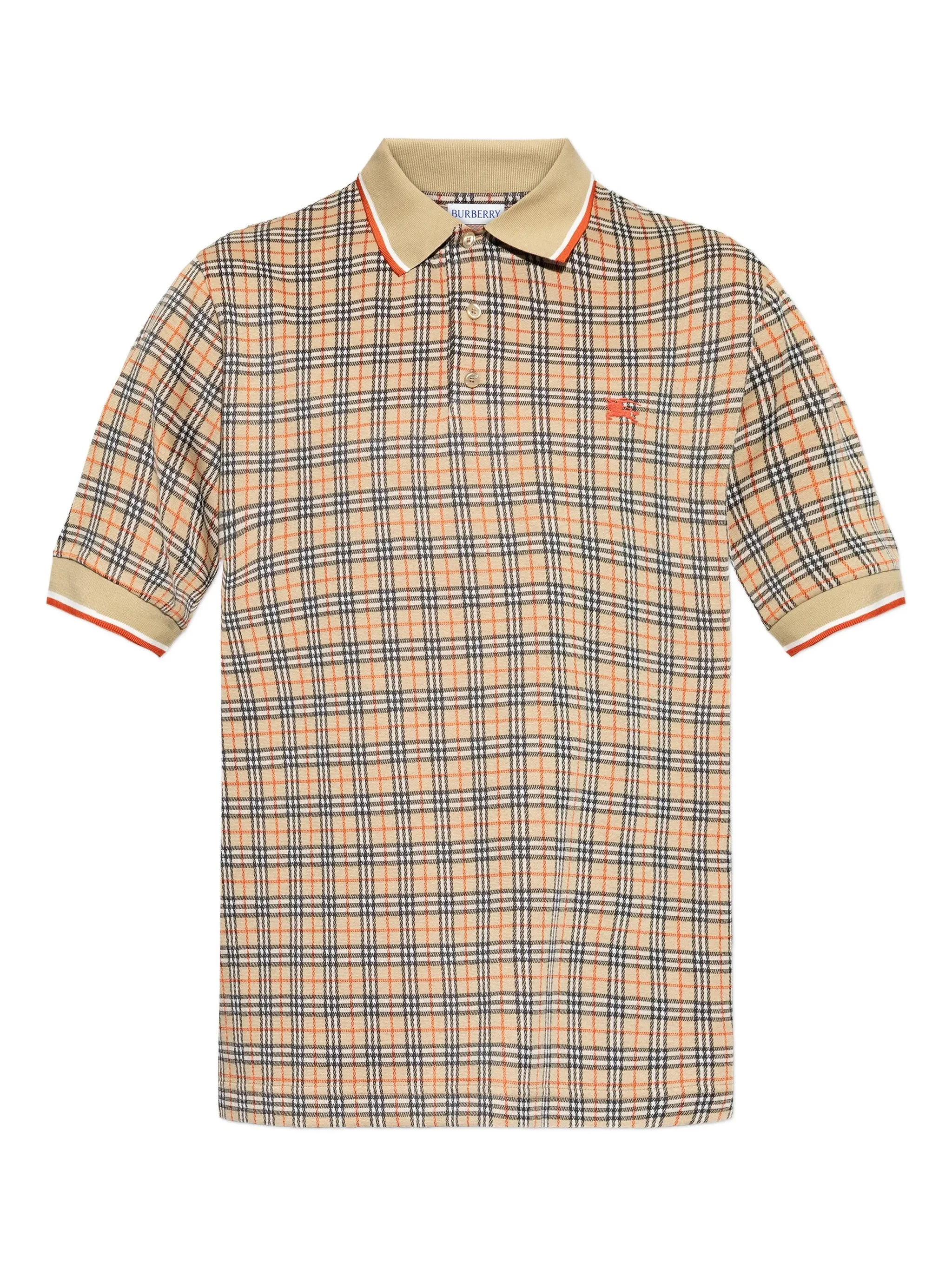 Pelham check-pattern logo-detail polo shirt - 1