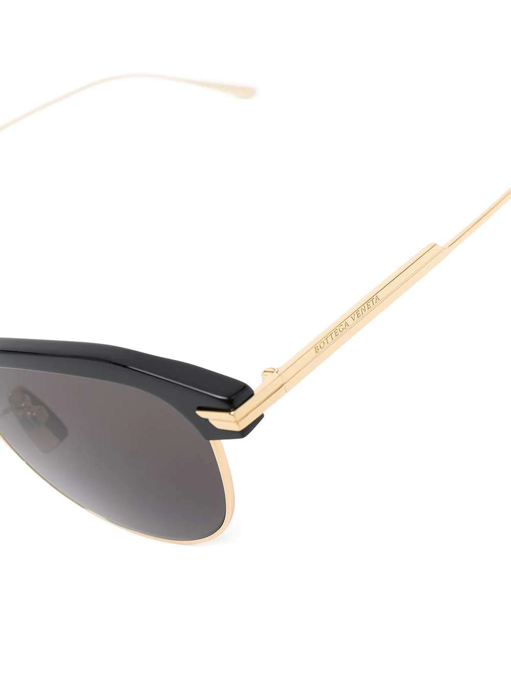 logo-engraved D-frame sunglasses - 3