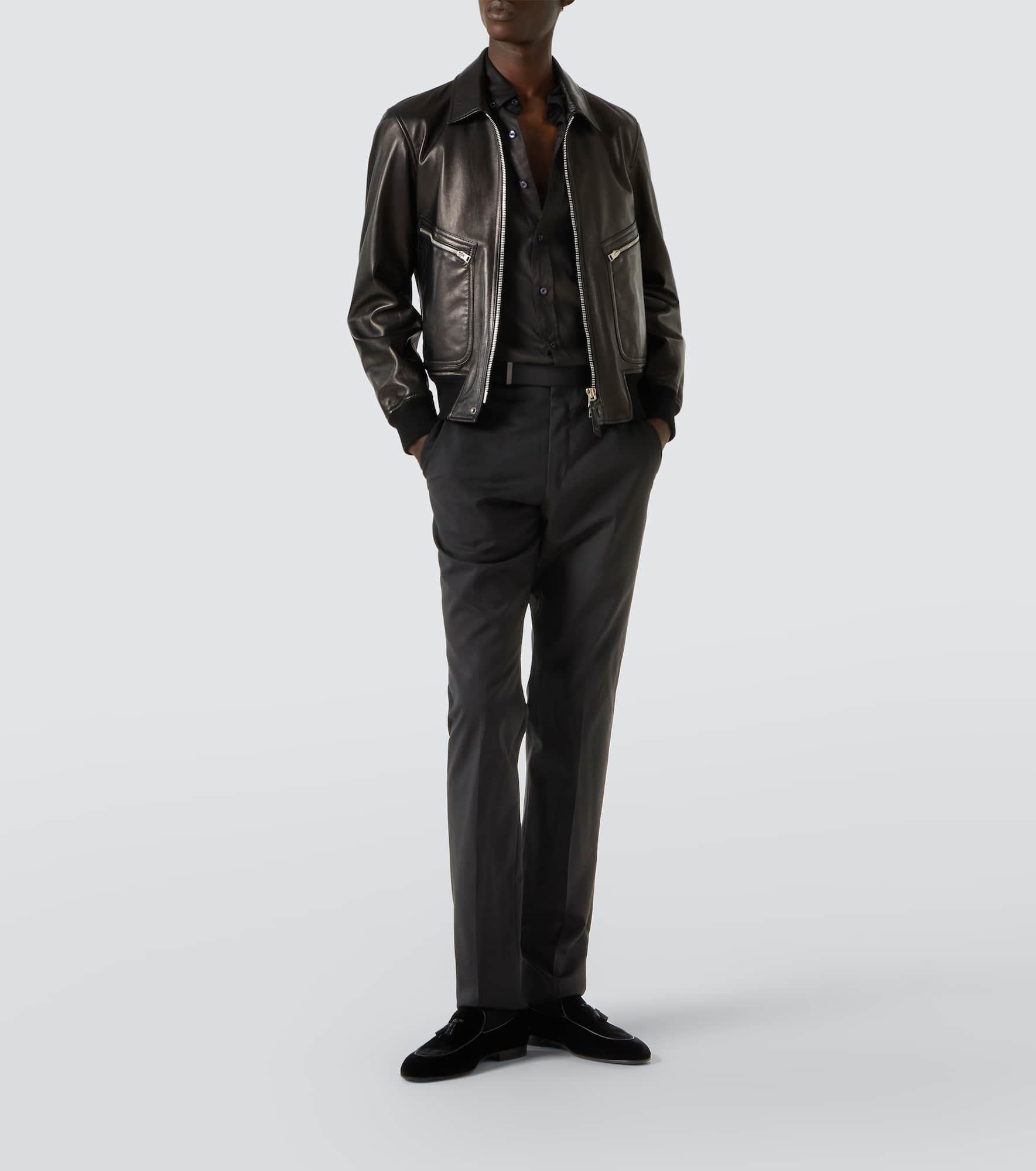 Leather blouson - 2