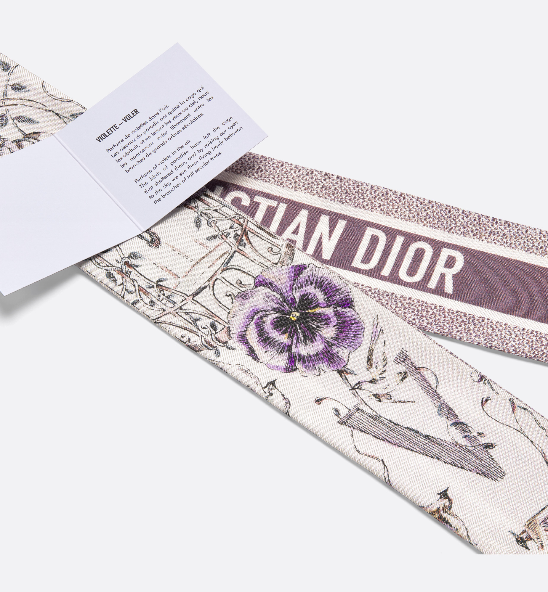 ABCDior V Violette - Voler Mitzah Scarf - 6