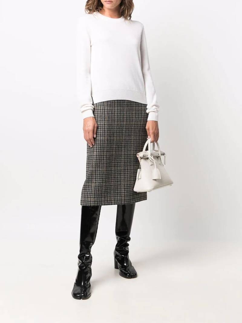 Maison Margiela fine-knit crew-neck jumper outlook