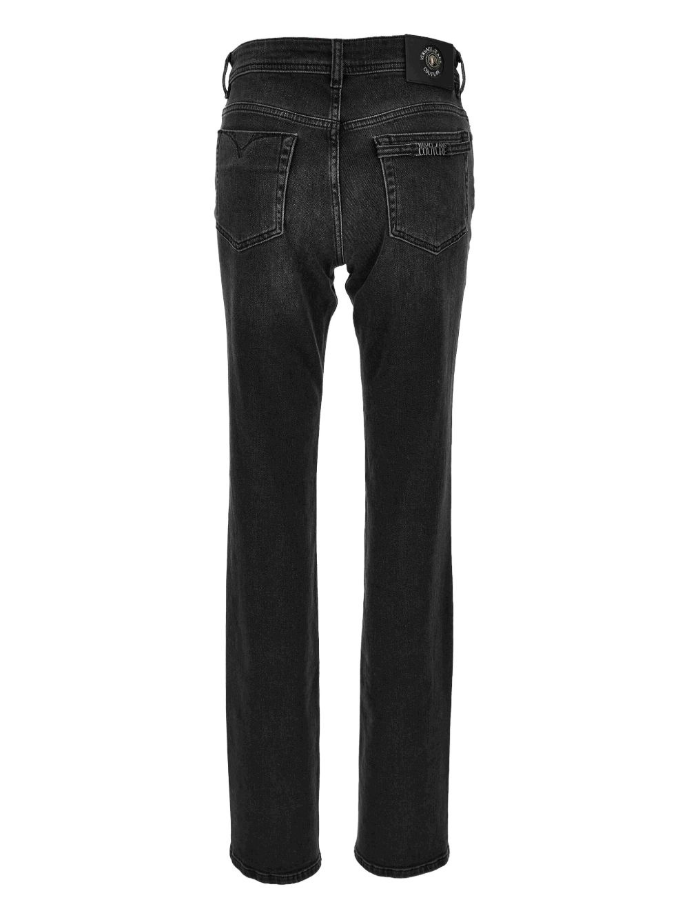 logo-plaque jeans - 2