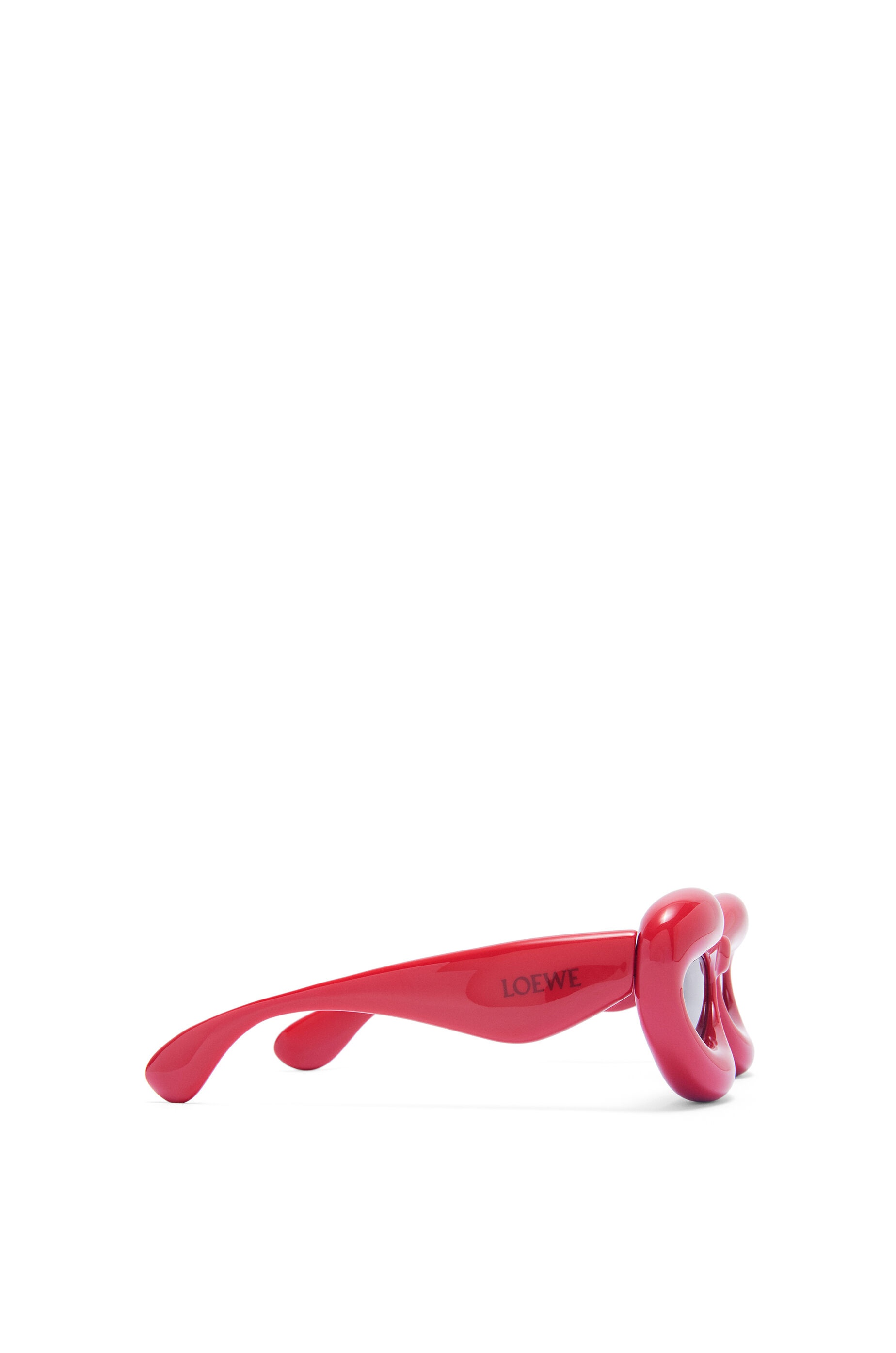 Inflated cateye sunglasses in acetate - 4