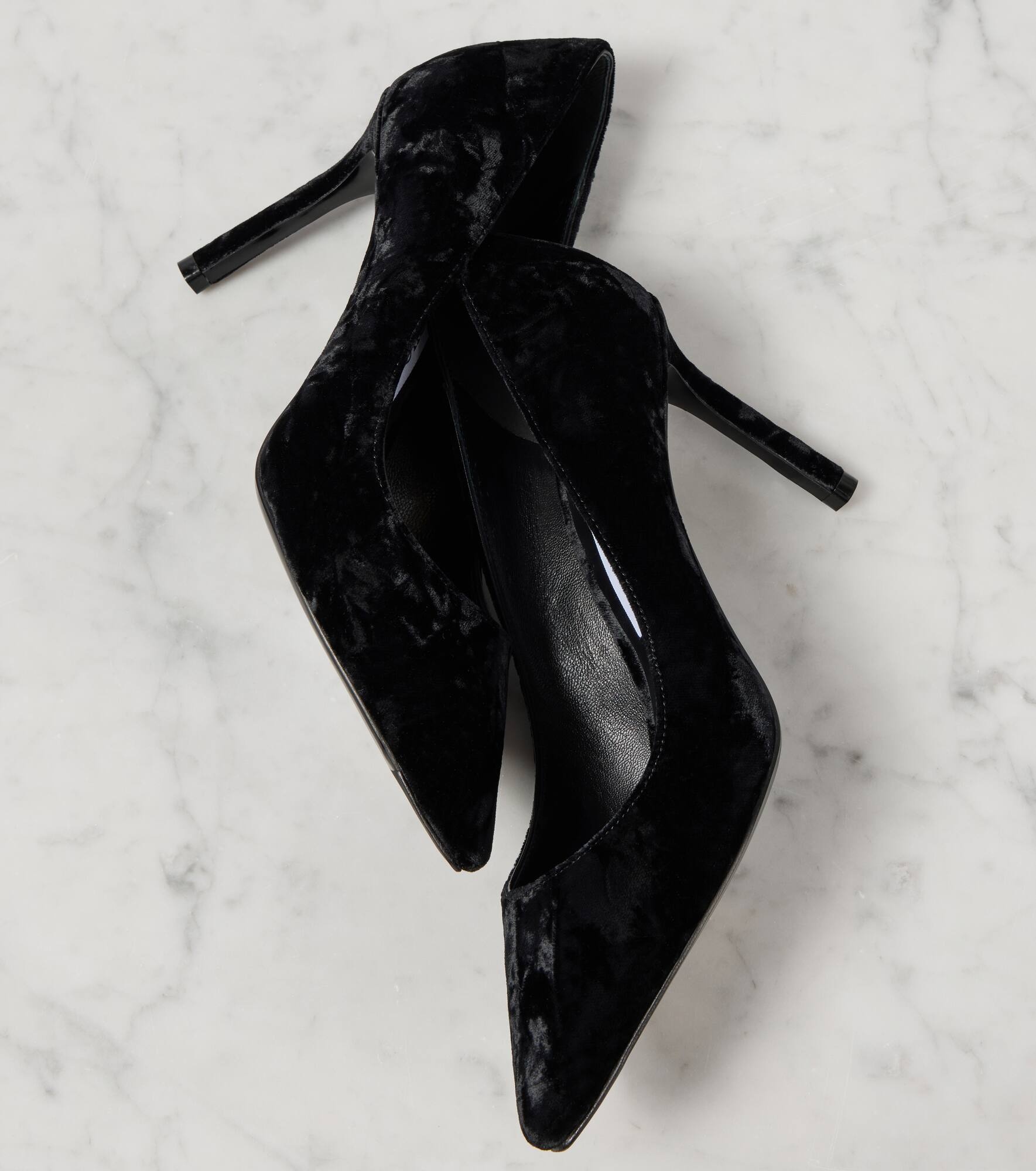 Romy 85 velvet pumps - 5