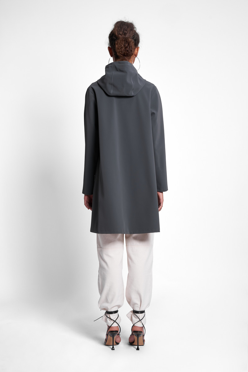 Mosebacke Matte Raincoat Charcoal 4