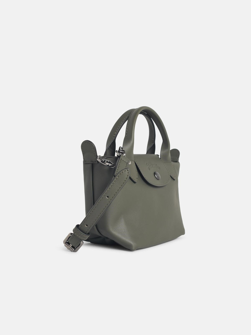Longchamp BAG WITH FIR-COLORED LEATHER 'XS LE PLIAGE XTRA' HANDLE outlook