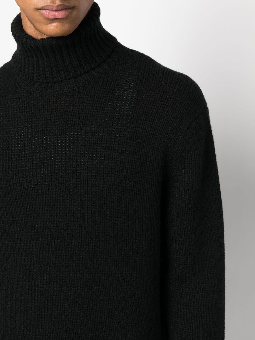 roll-neck cashmere jumper - 5