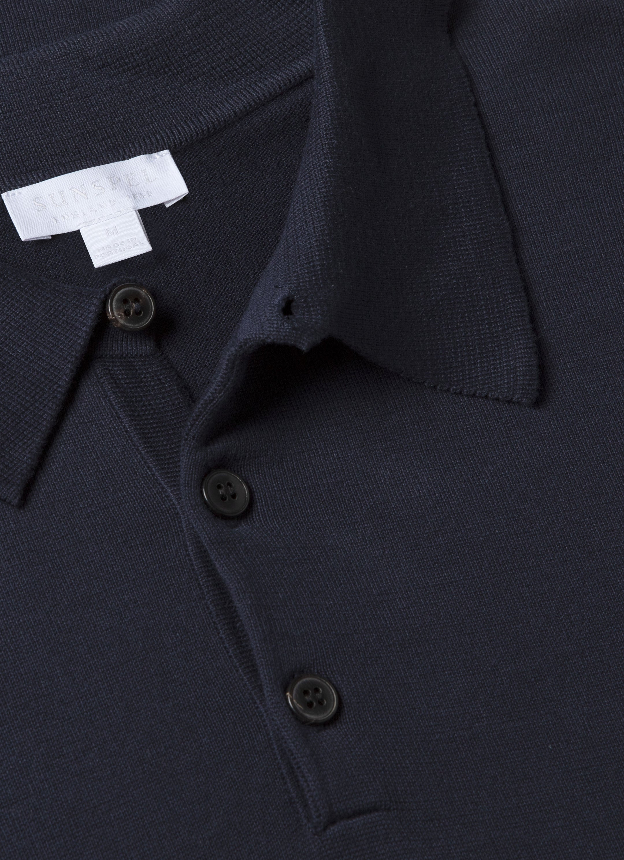 Sea Island Cotton Knit Polo Shirt - 4