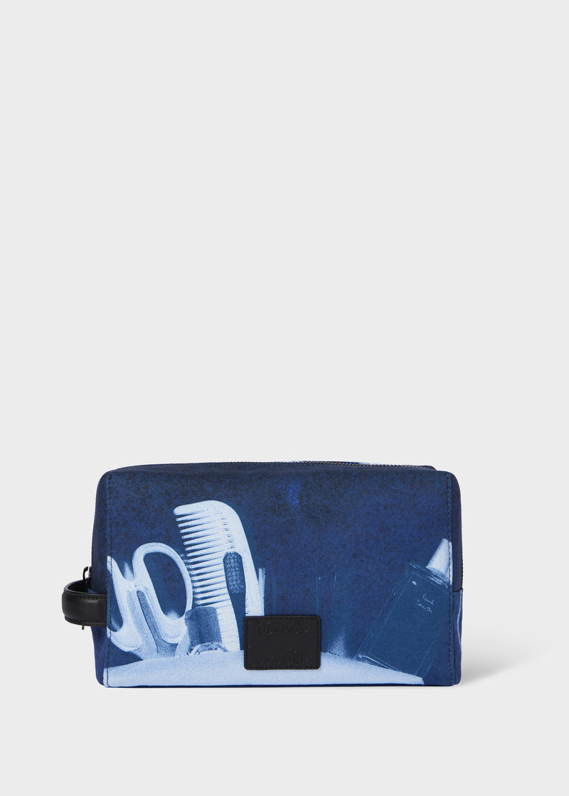 Indigo Blue 'X-Ray Print' Washbag 1