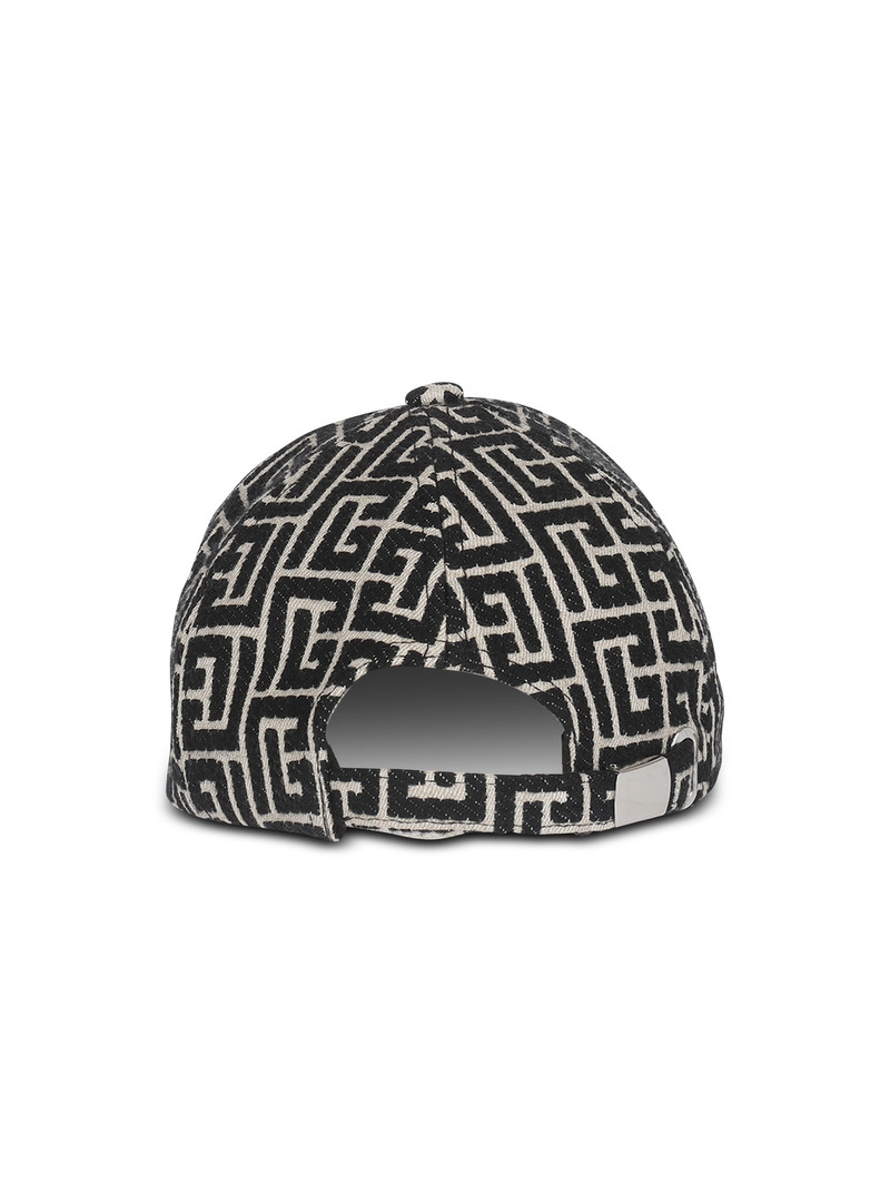 Monogrammed jacquard cap 3