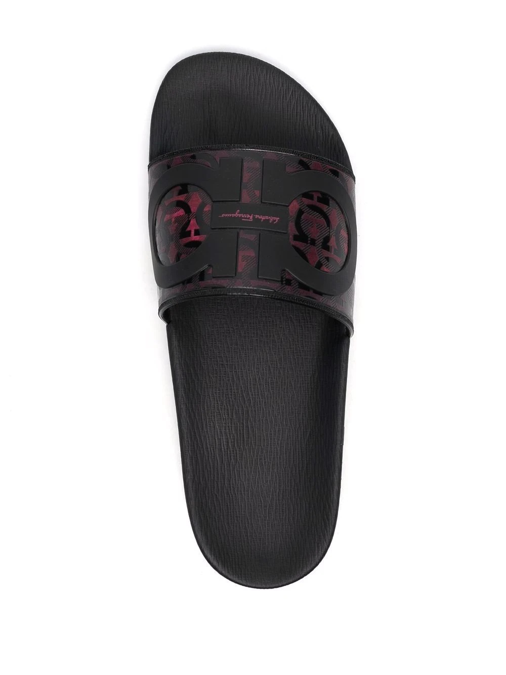 Groove logo-embossed sliders - 4
