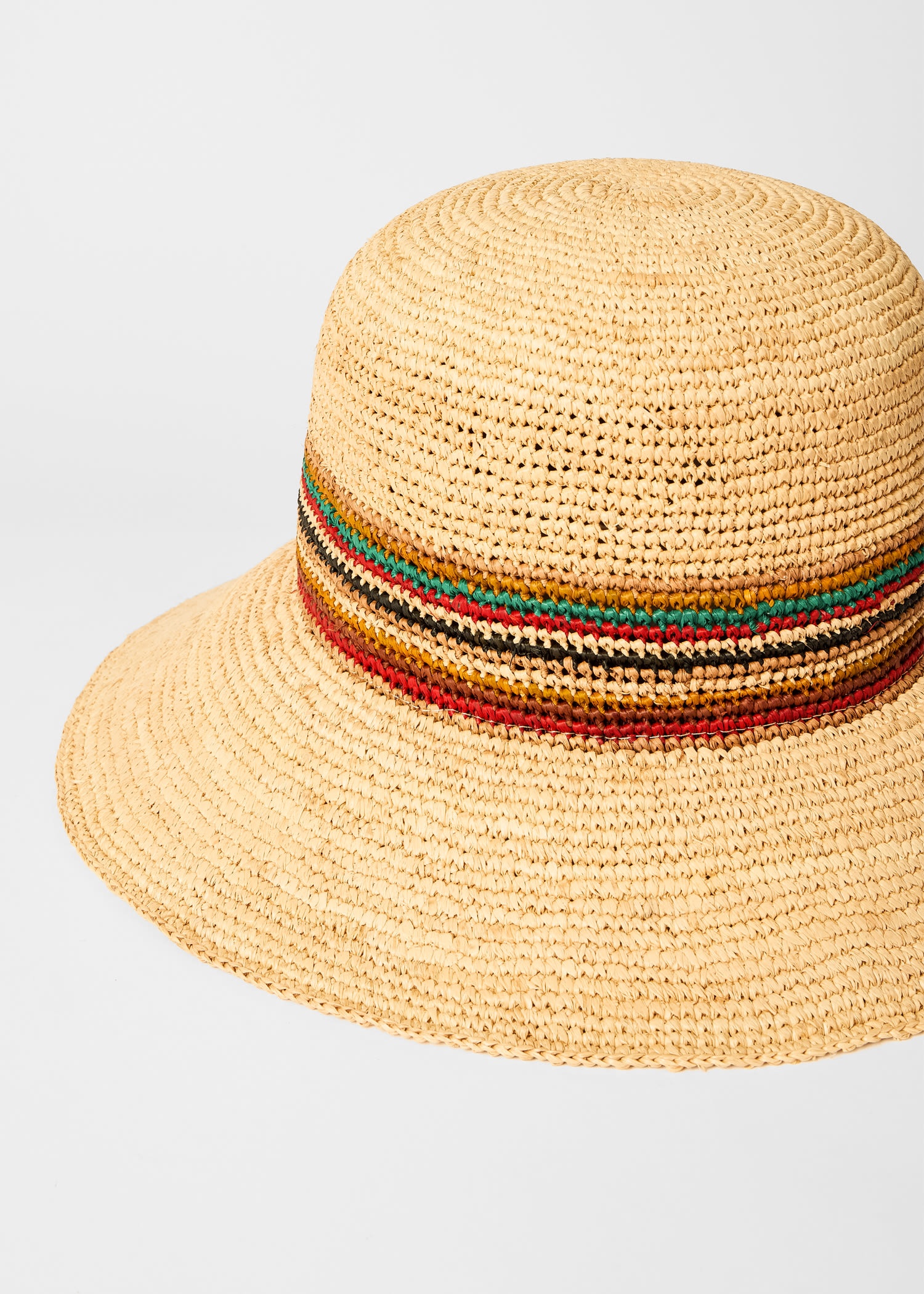 Straw 'Signature Stripe' Sun Hat - 3