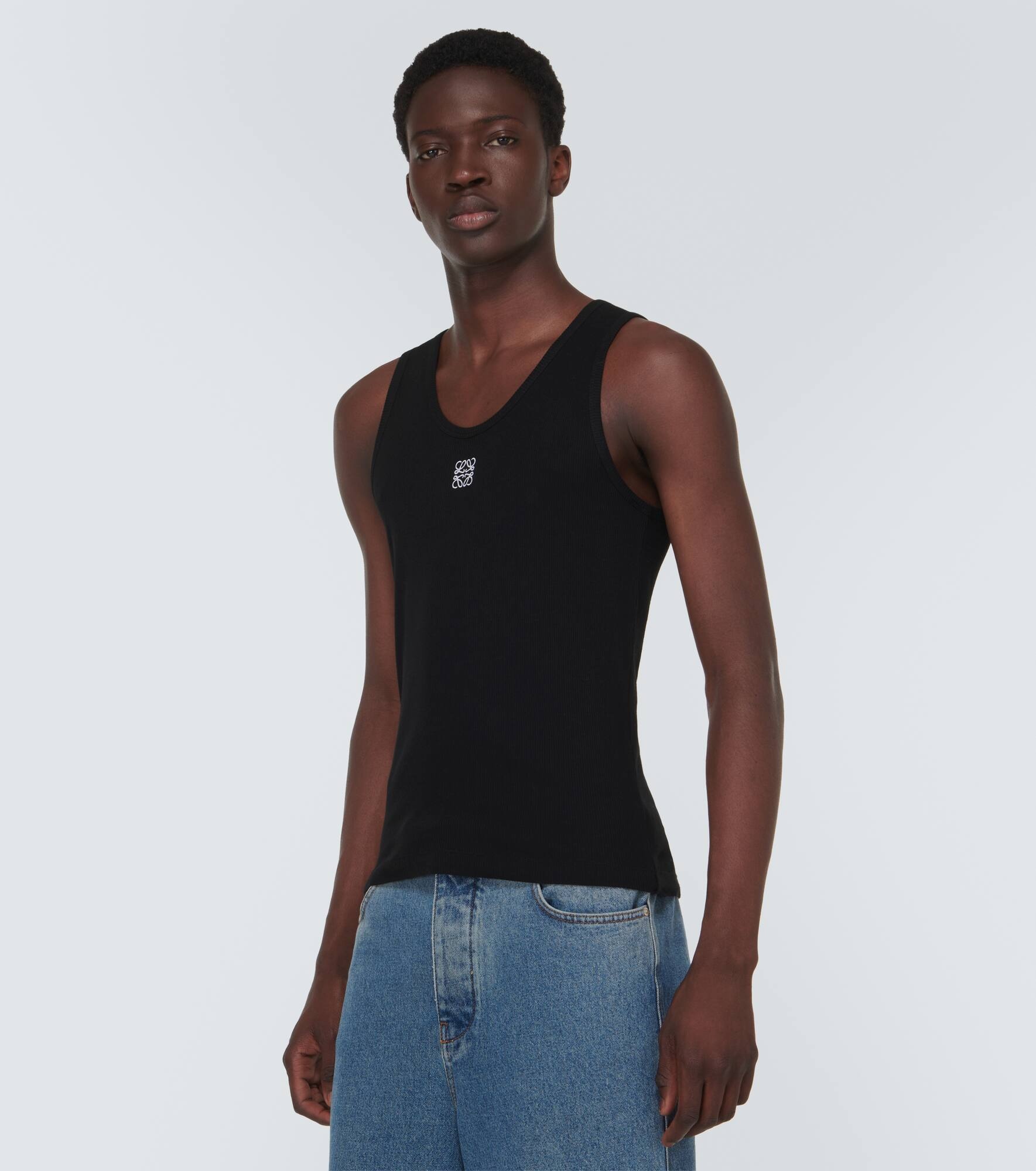 Anagram cotton-blend tank top - 3