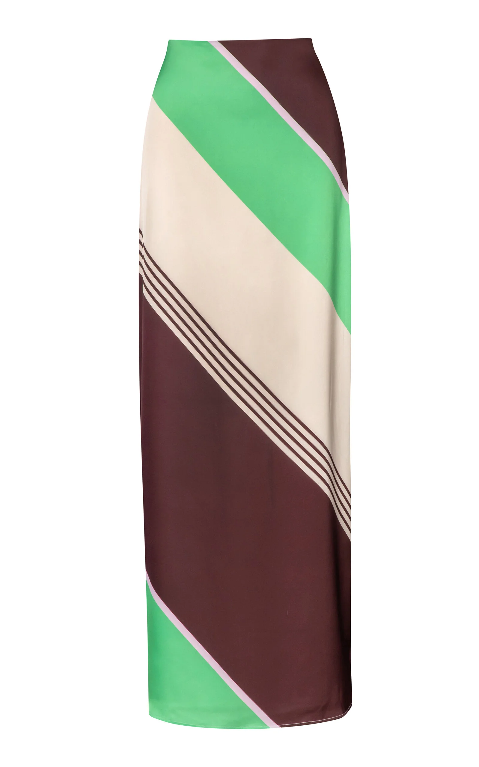 Renata Satin Maxi Skirt - 1