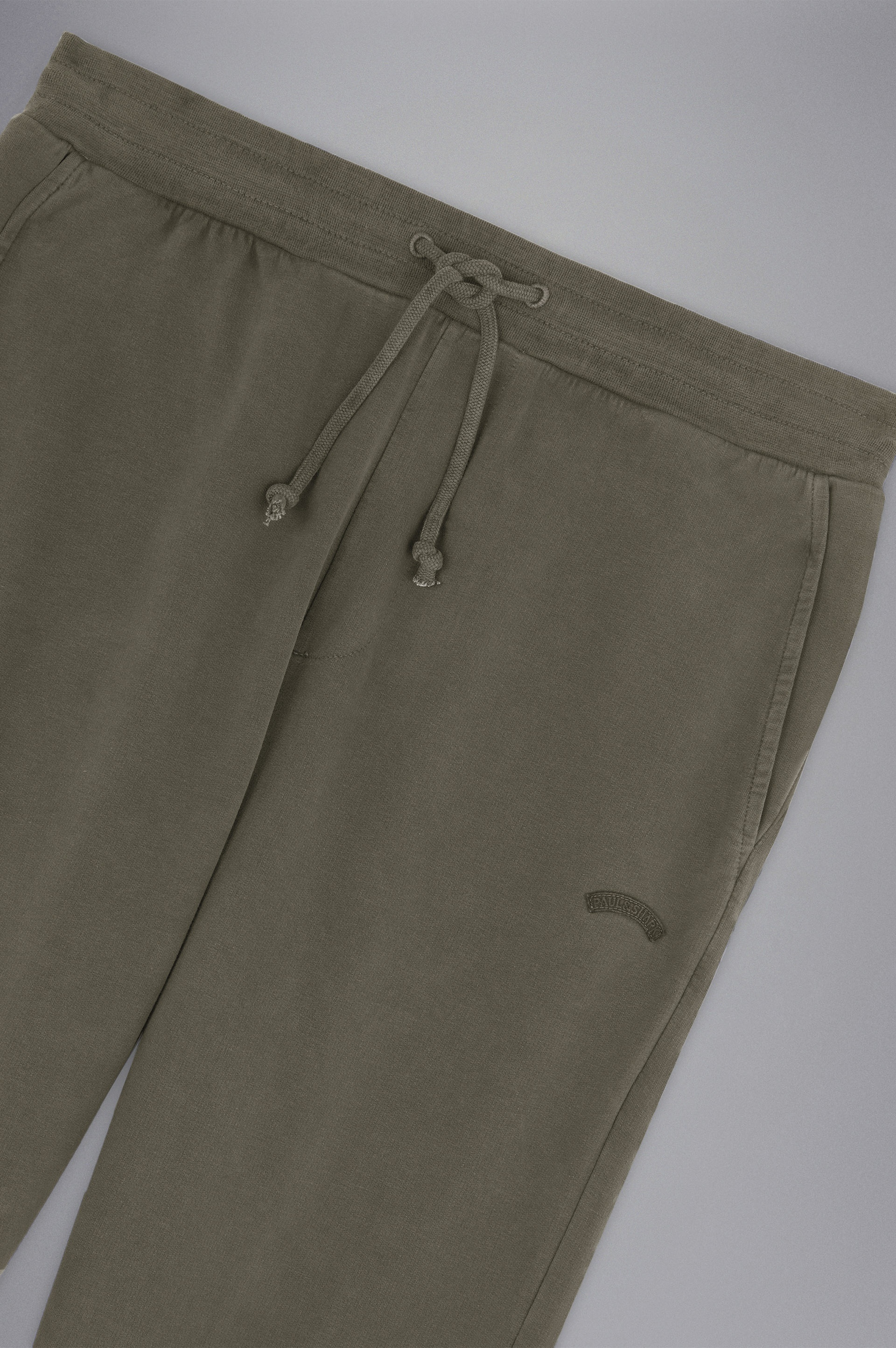 GARMENT DYED STRETCH COTTON JOGGERS - 5
