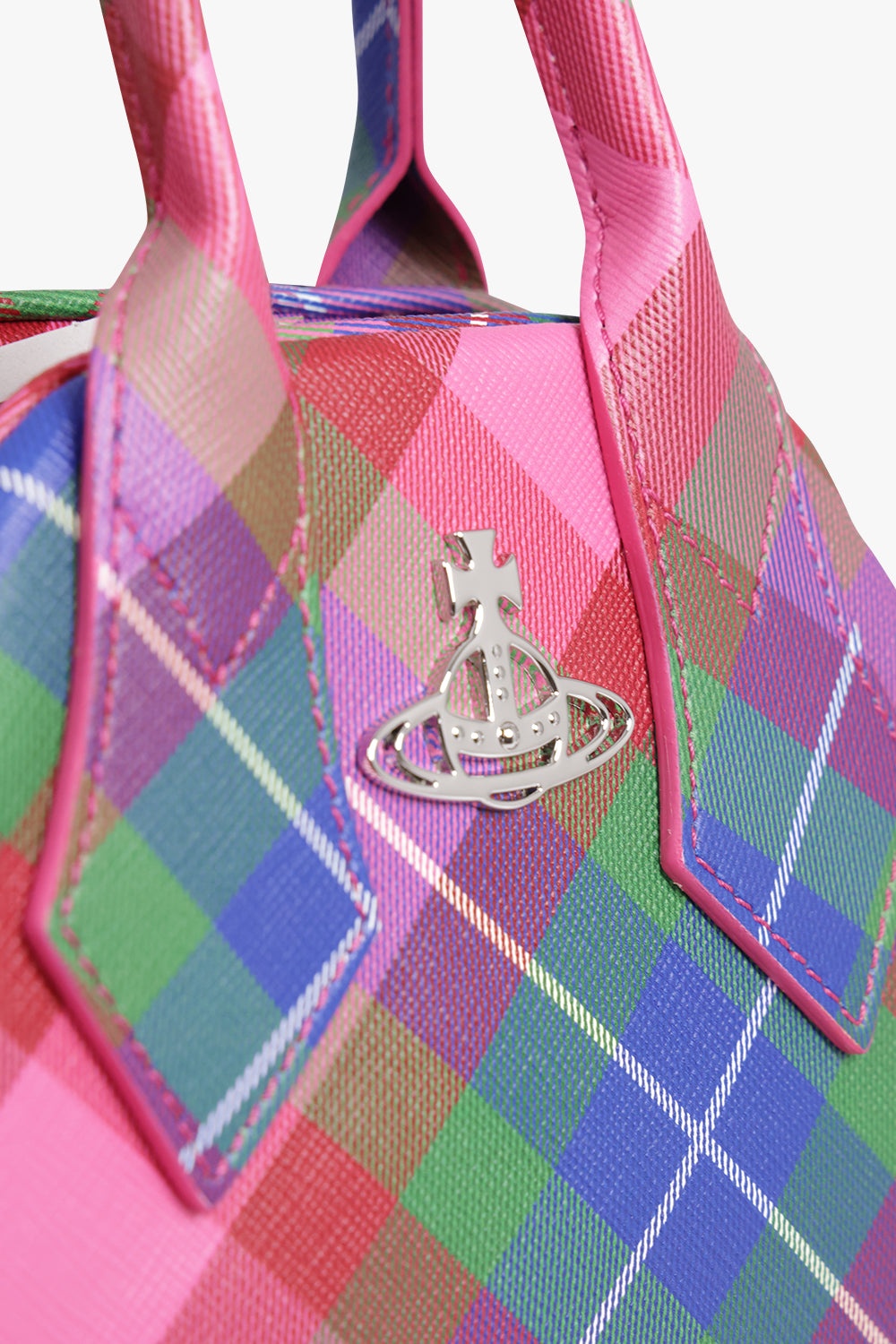 YASMINE PRINT SMALL BAG | CANDY TARTAN - 3