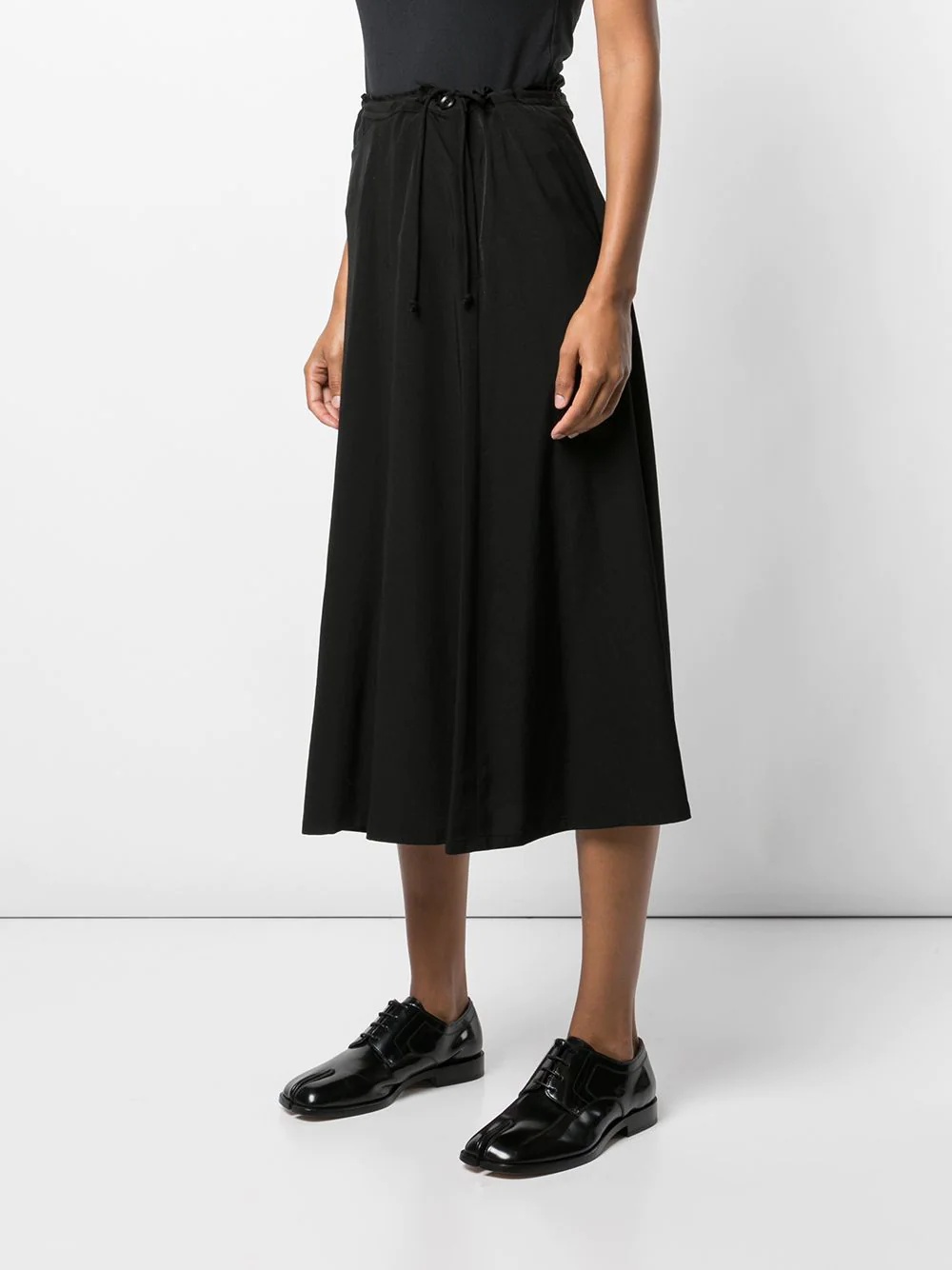drawstring A-line skirt - 3
