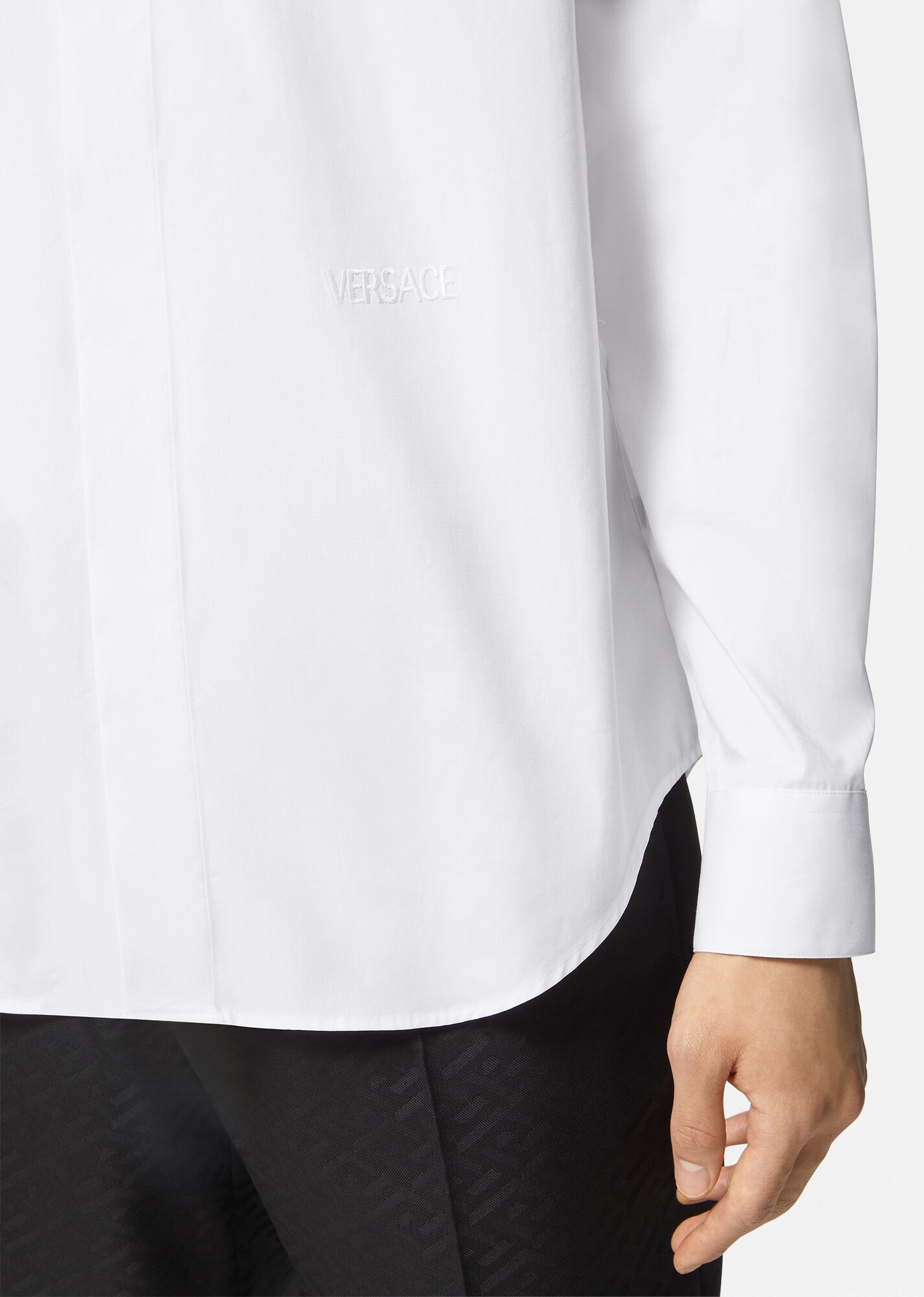 Logo Embroidered Shirt - 5
