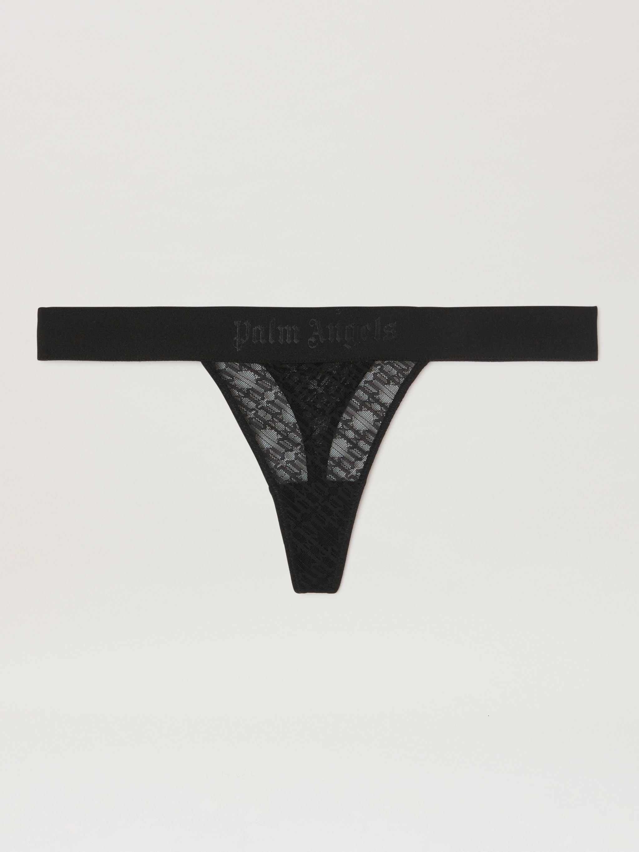 Lace Classic Logo Thong - 1