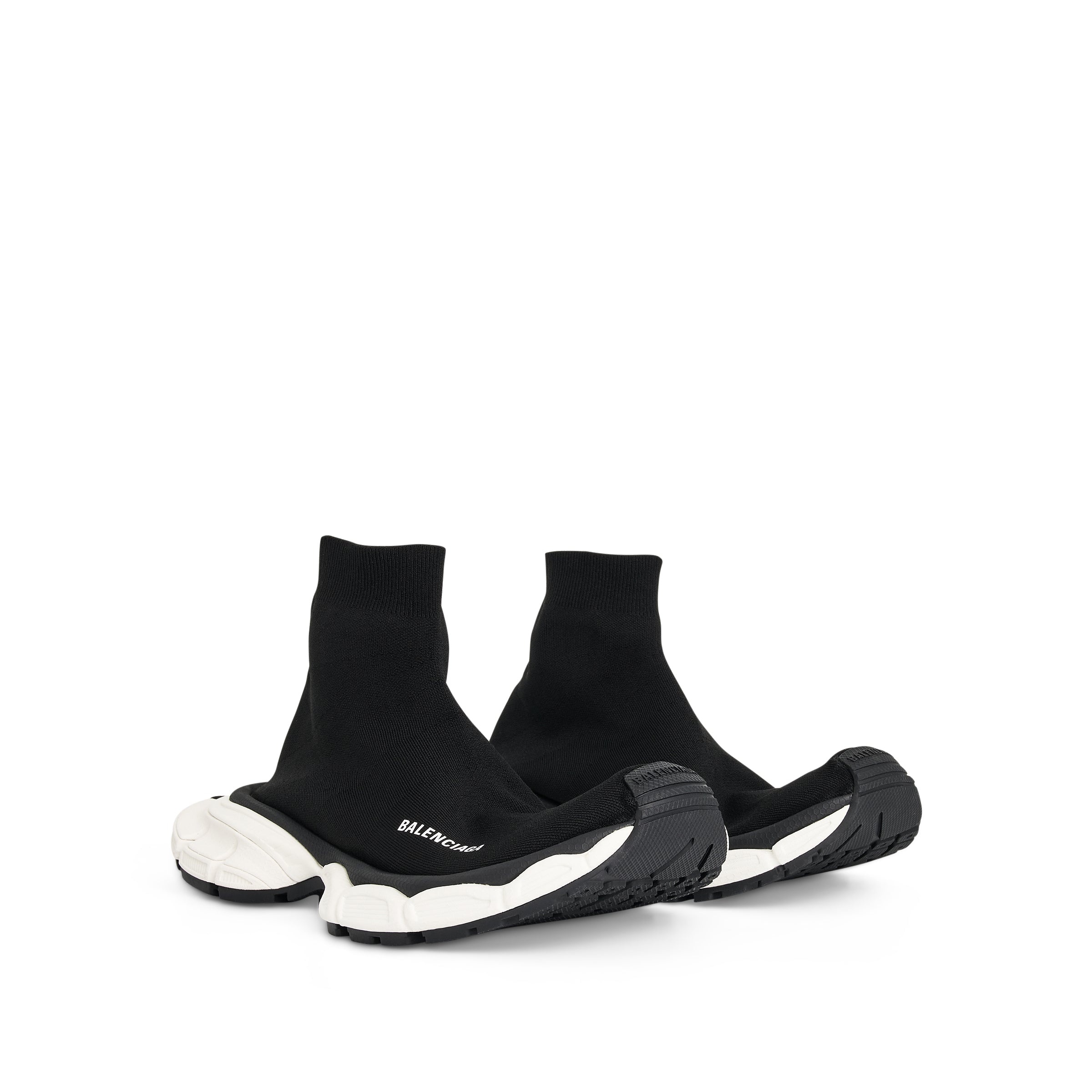 3XL Sock Sneaker in Black/White - 2