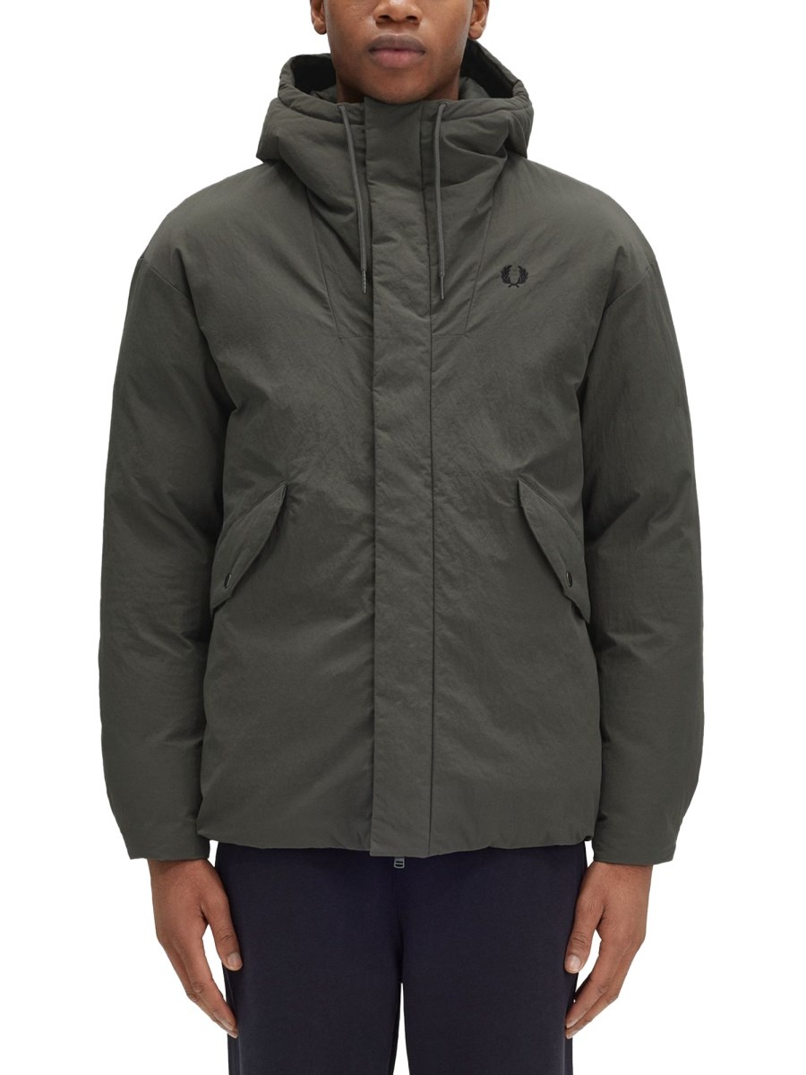 Fred Perry ZIPPERED PADDED JACKET eleonorabonucci REVERSIBLE