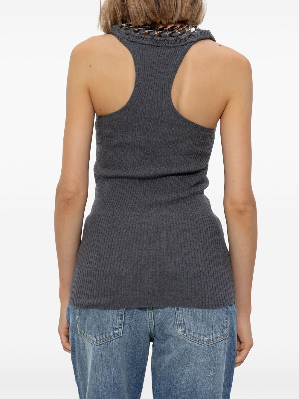 chunky-chain tank top - 4