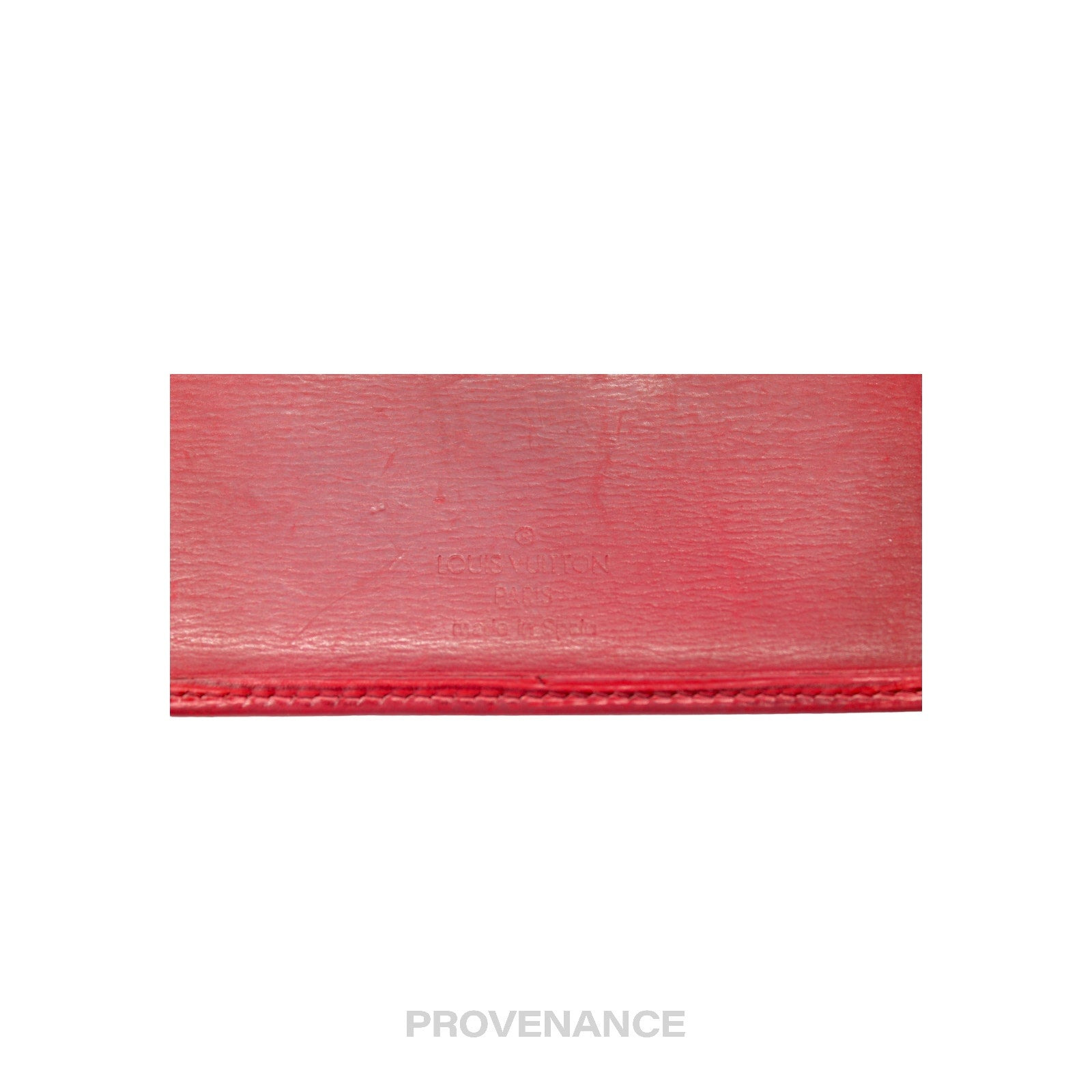 Louis Vuitton Card Holder Wallet - Red Epi Leather - 7