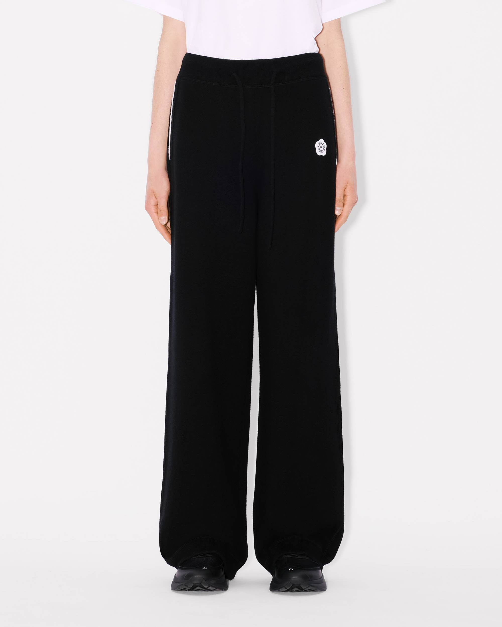 'Boke Flower 2.0' embroidered pants in wool and cotton - 4