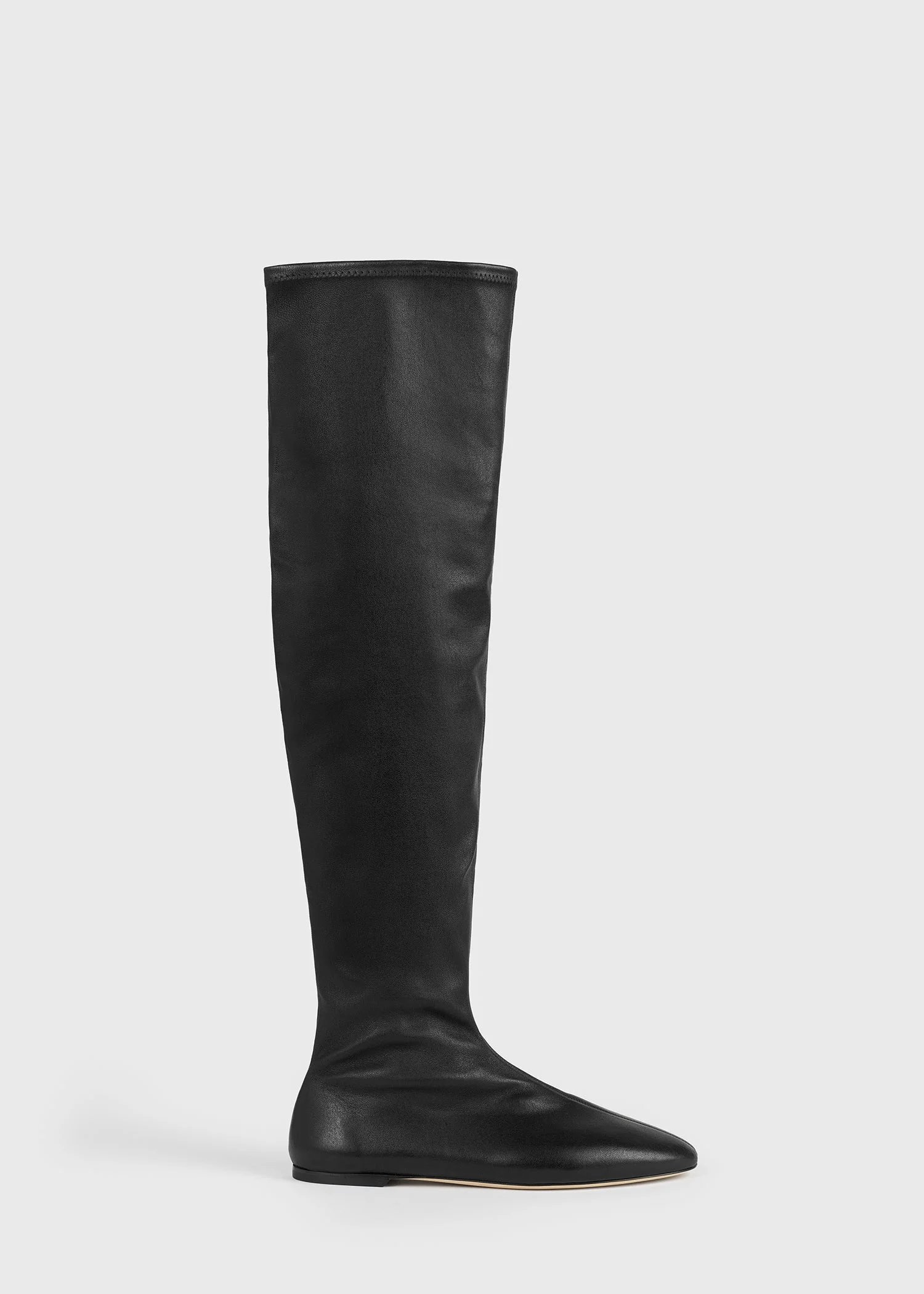 Deconstructed stretch nappa boots black - 1