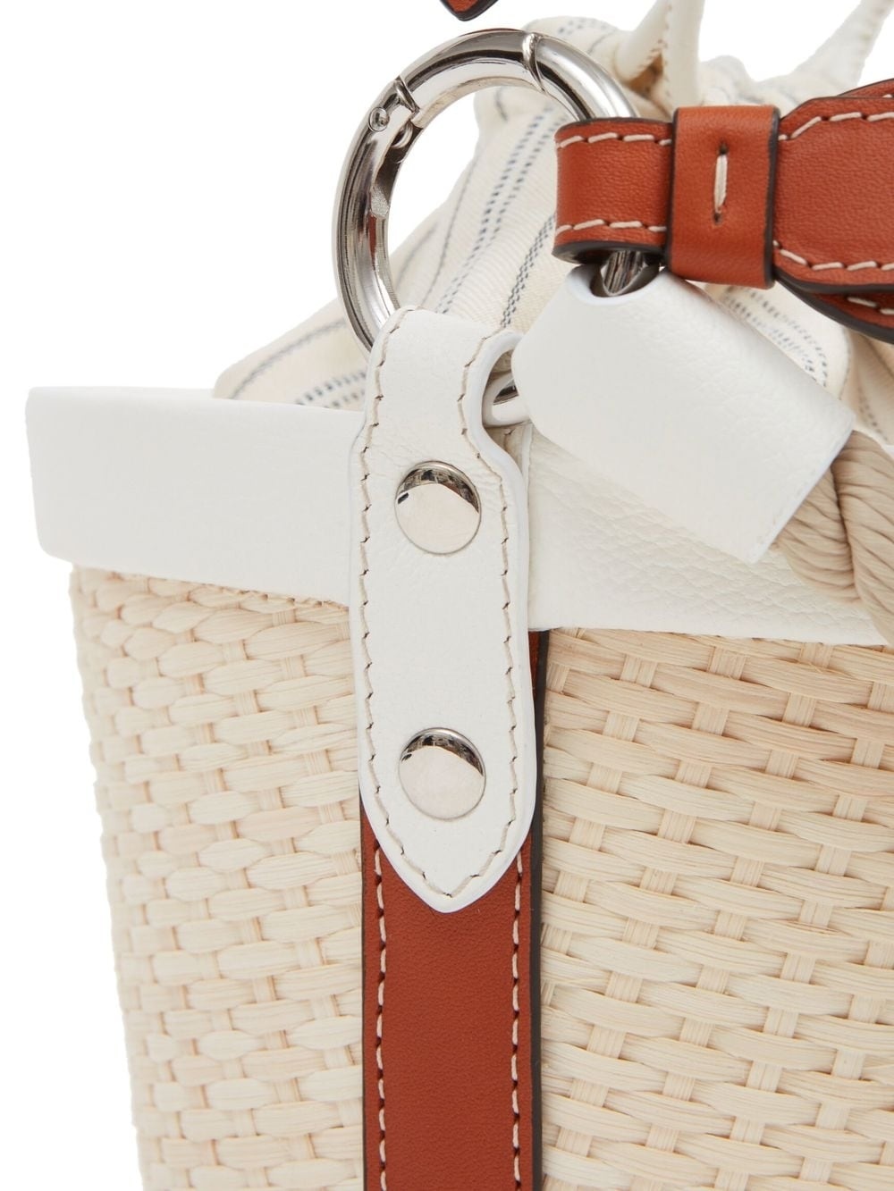 Fire Bucket woven-raffia shoulder bag - 5