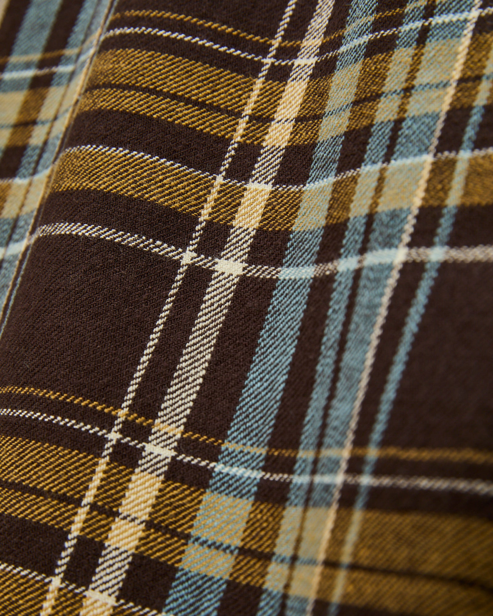 Wells Workshirt in Bark Plaid - 6
