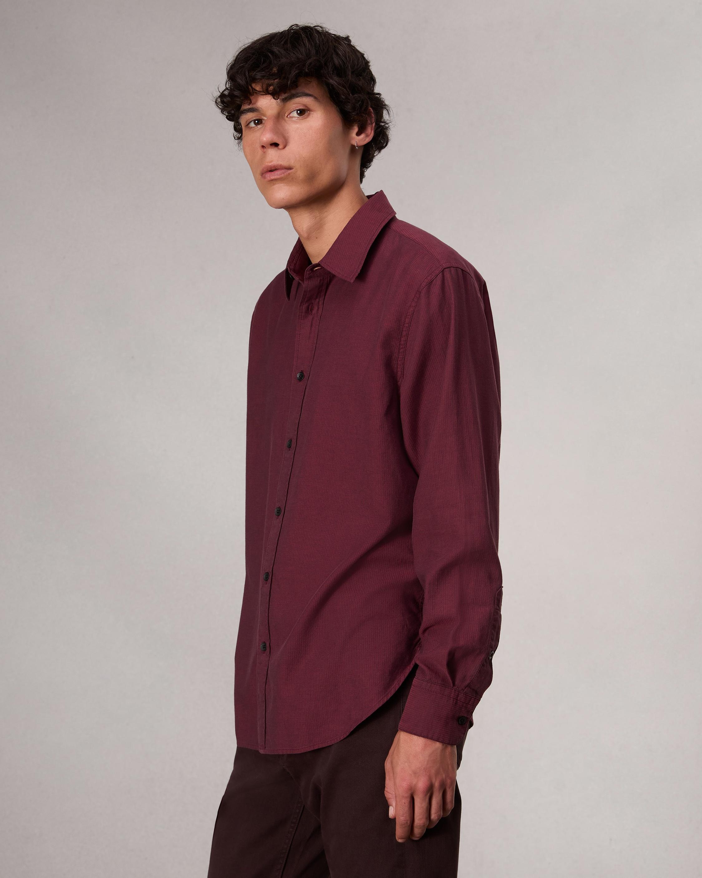 Finch Textured Striped Shirt - 4