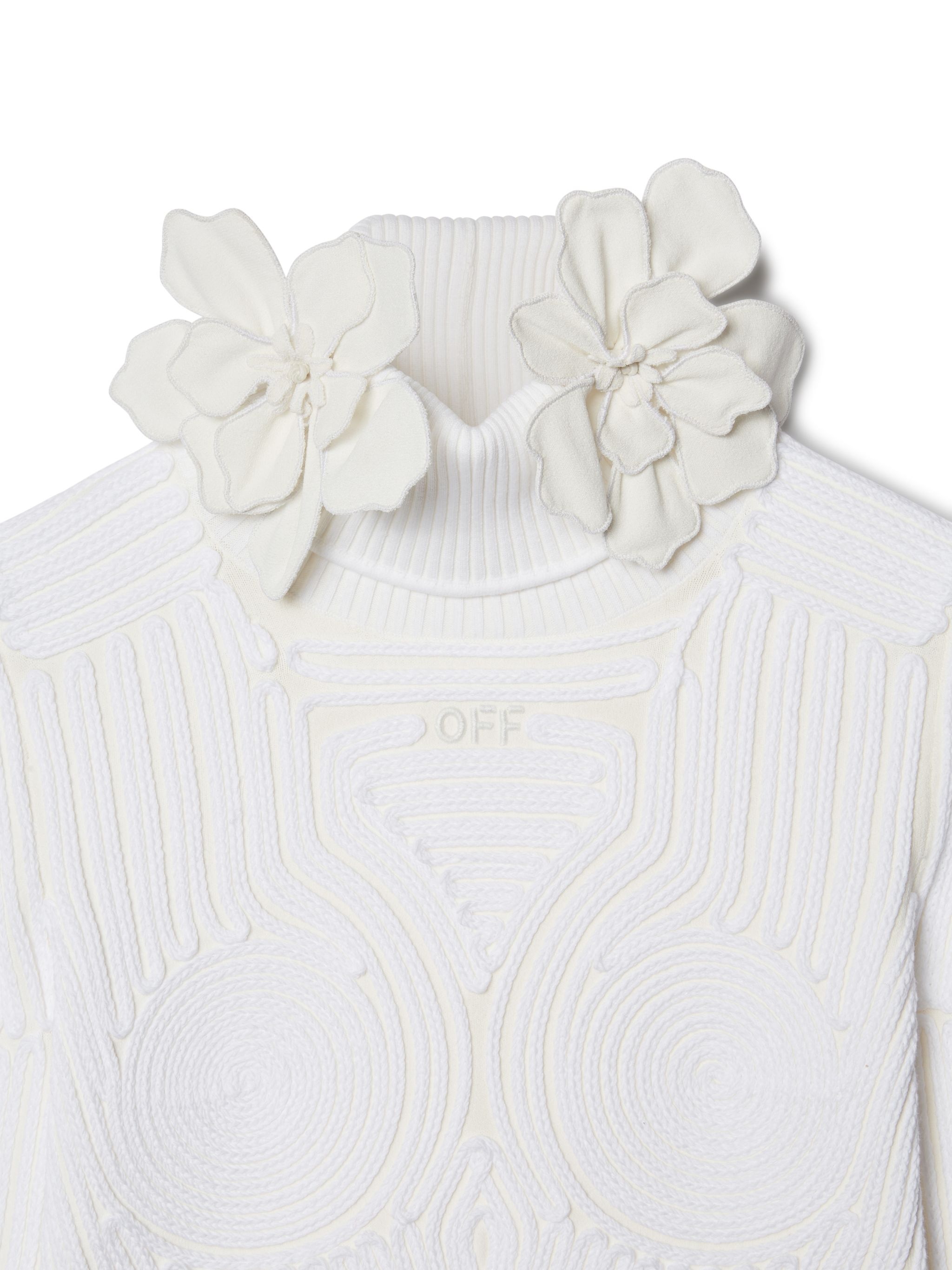 Flower Vortix Cor Embr Top - 3